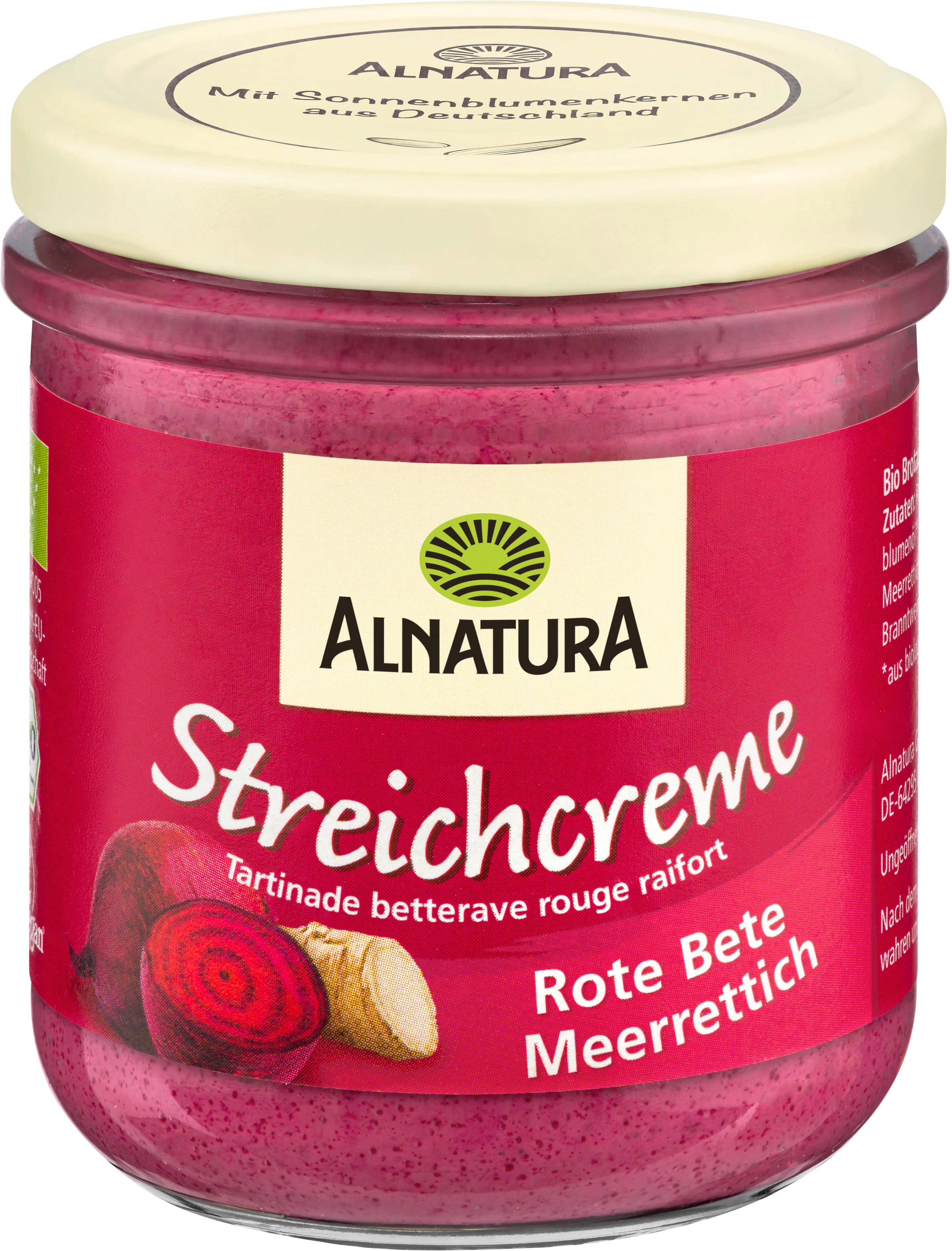 Alnatura Bio Streichcreme Rote Bete-Meerrettich