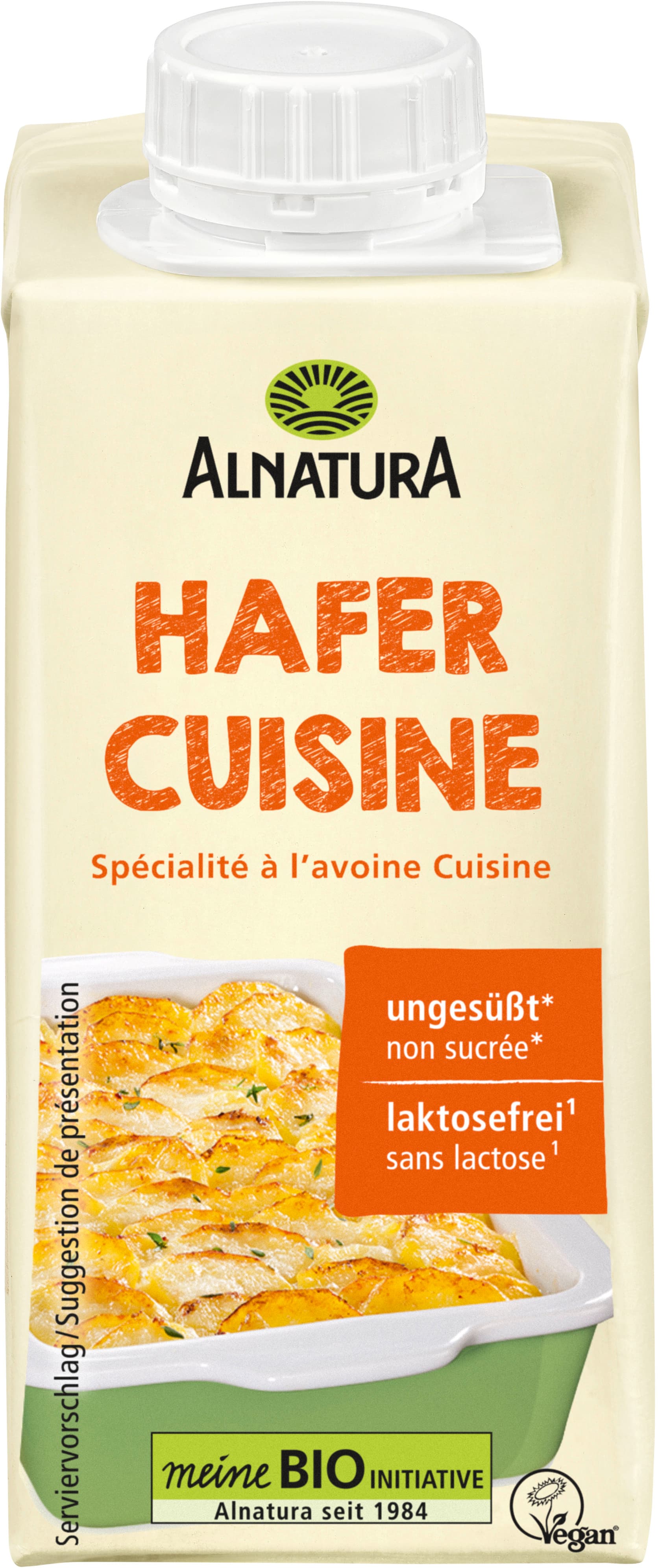 Cocina de crema de avena orgánica Alnatura