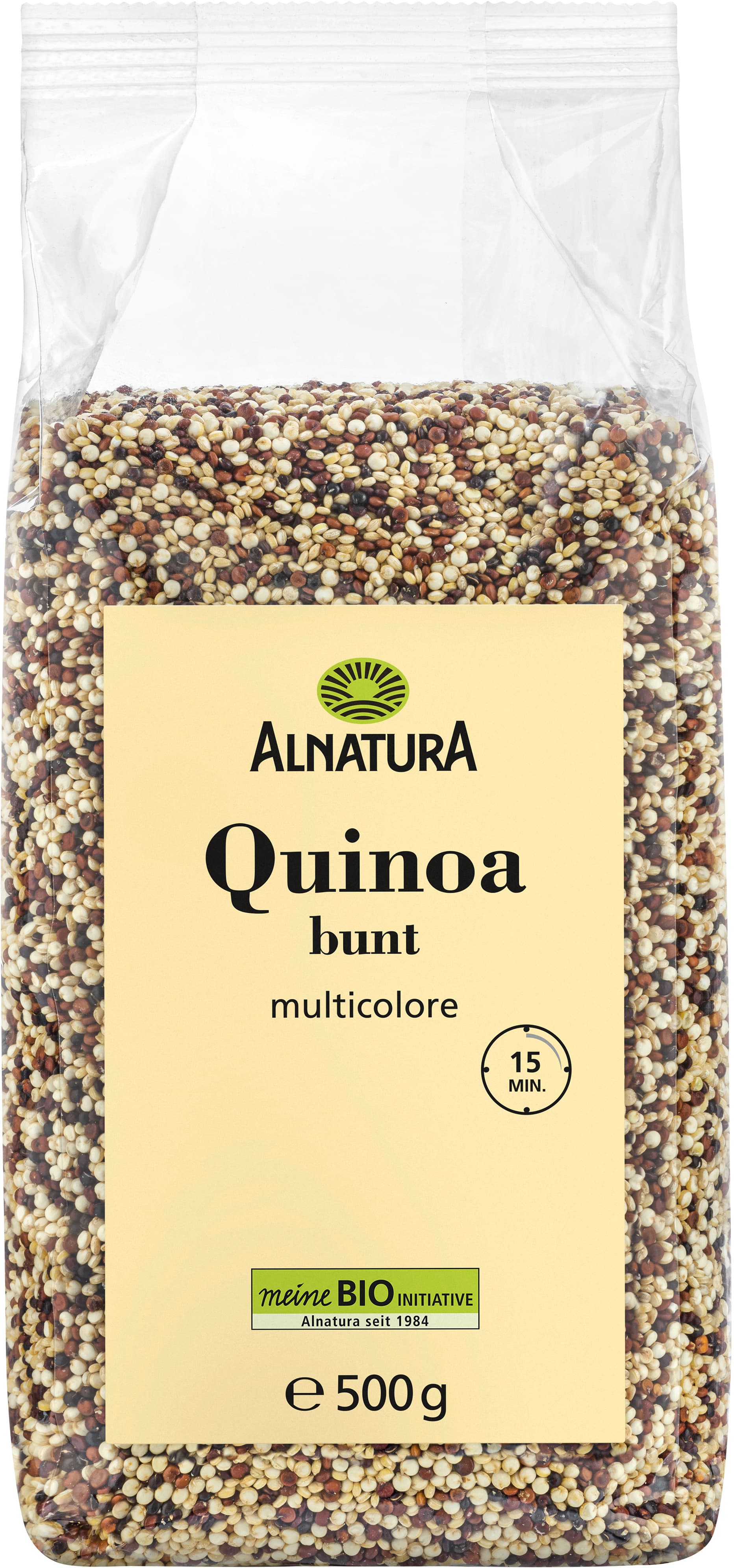Quinoa orgánica Alnatura, colorida