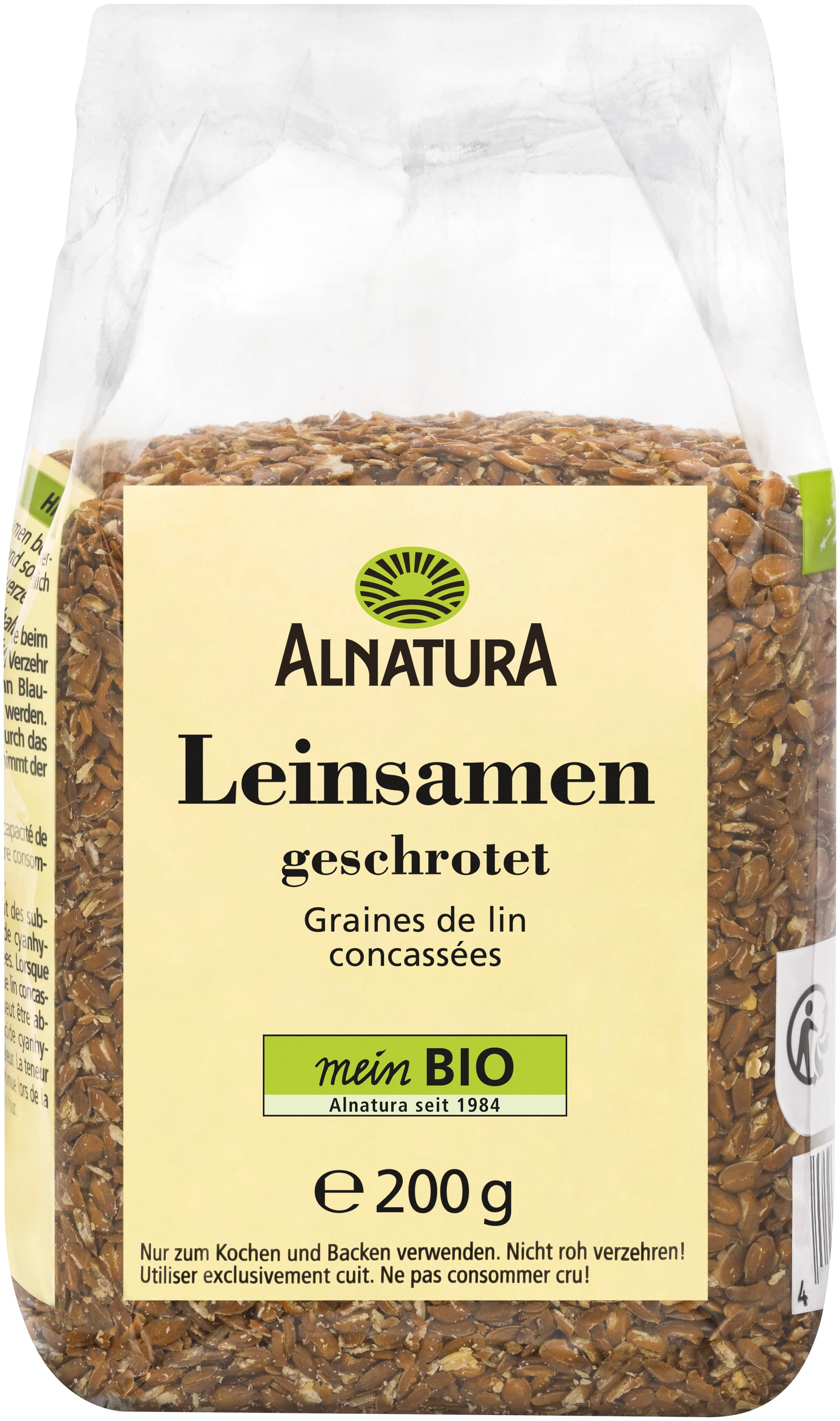Alnatura Bio Leinsamen, geschrotet