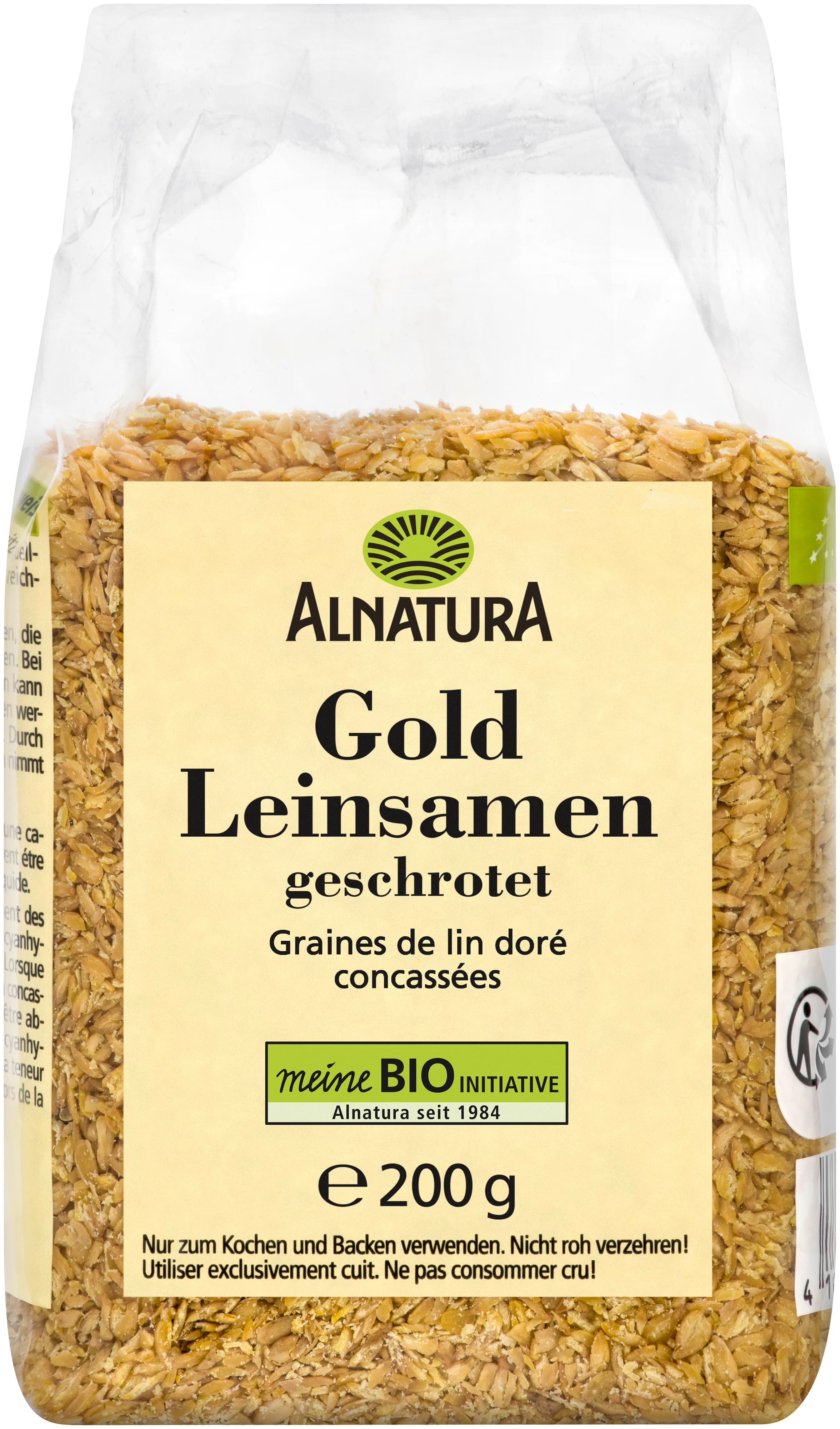 Alnatura Bio Goldleinsamen, geschrotet
