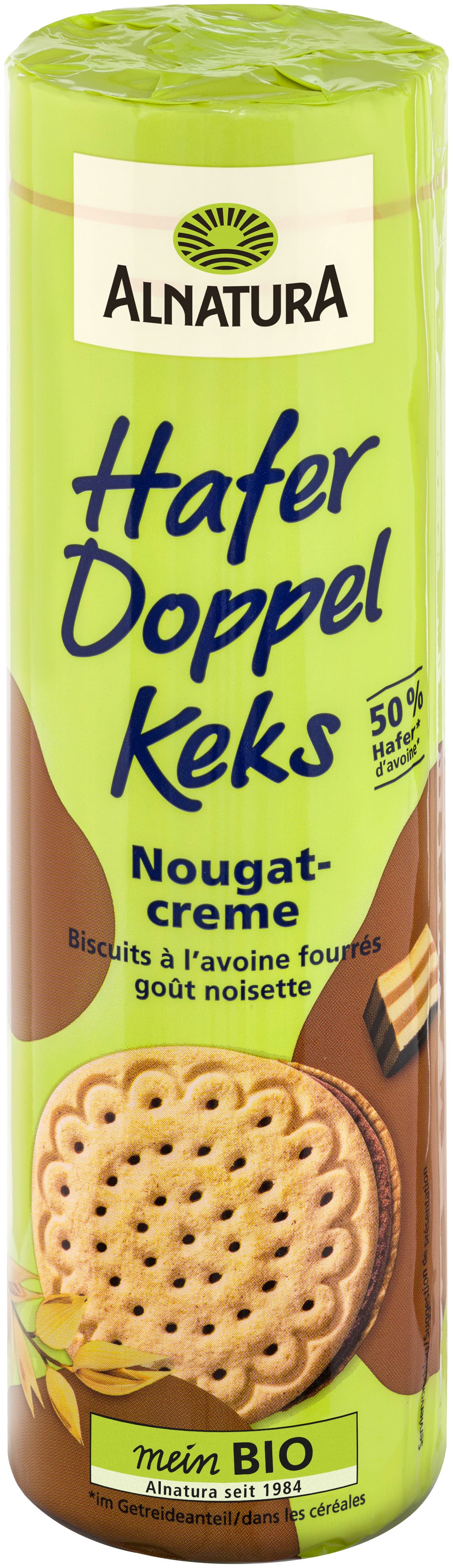 Alnatura Bio Hafer Nougat Doppelkeks