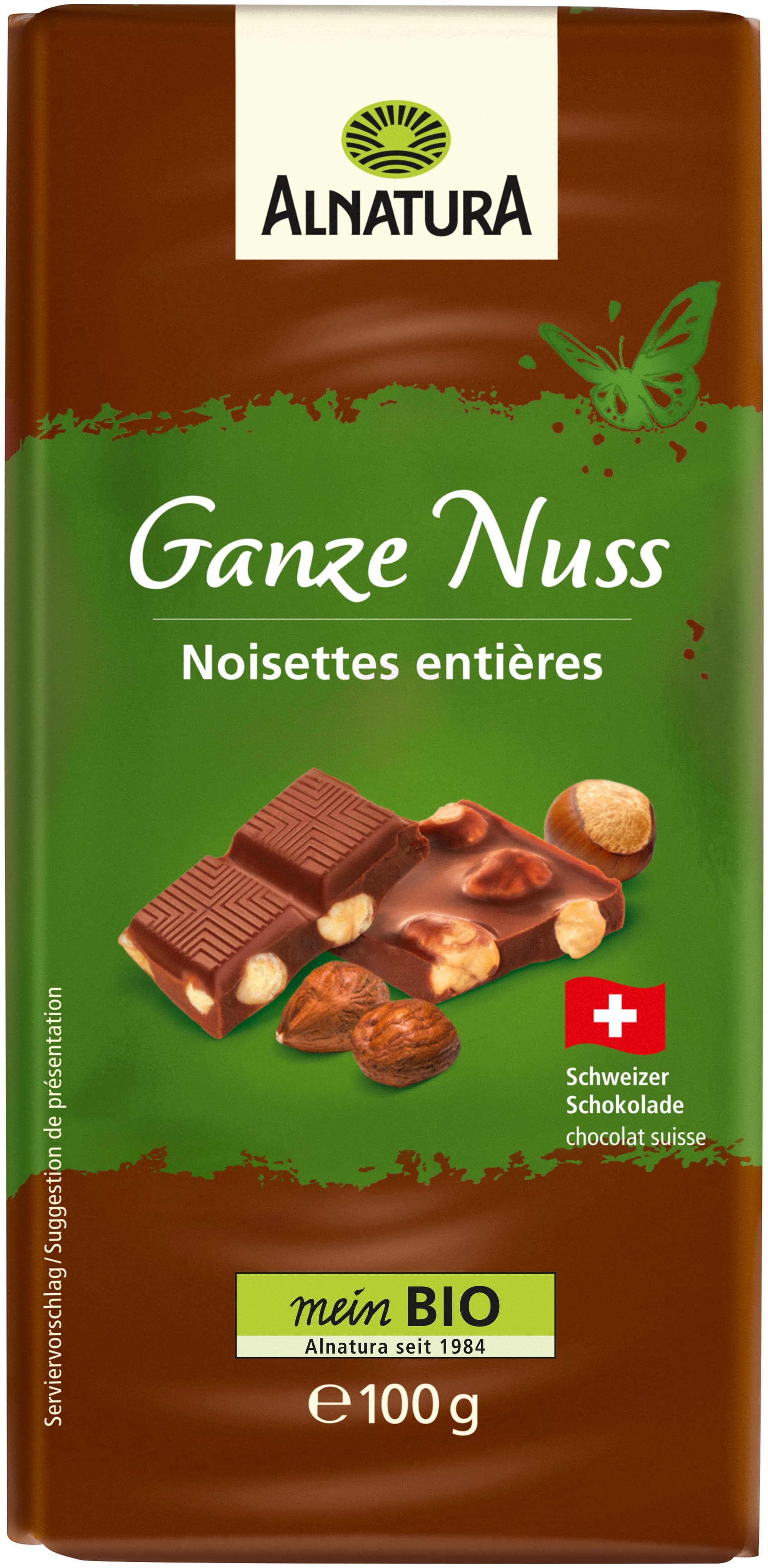 Alnatura Bio Ganze Nuss Schokolade