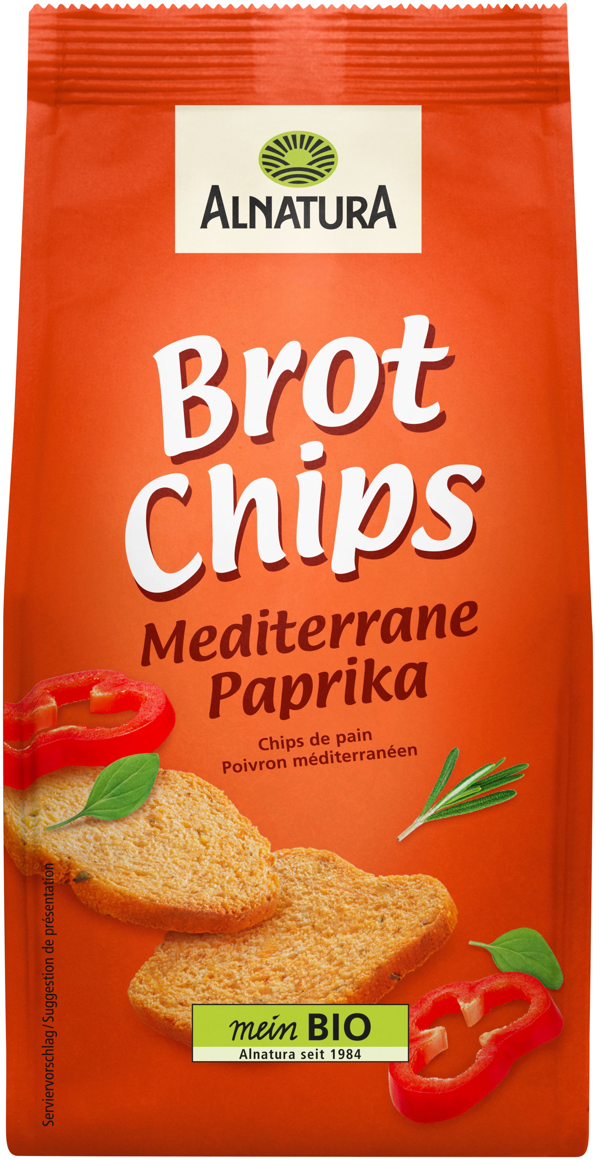 Alnatura Bio Brotchips Mediterrane Paprika