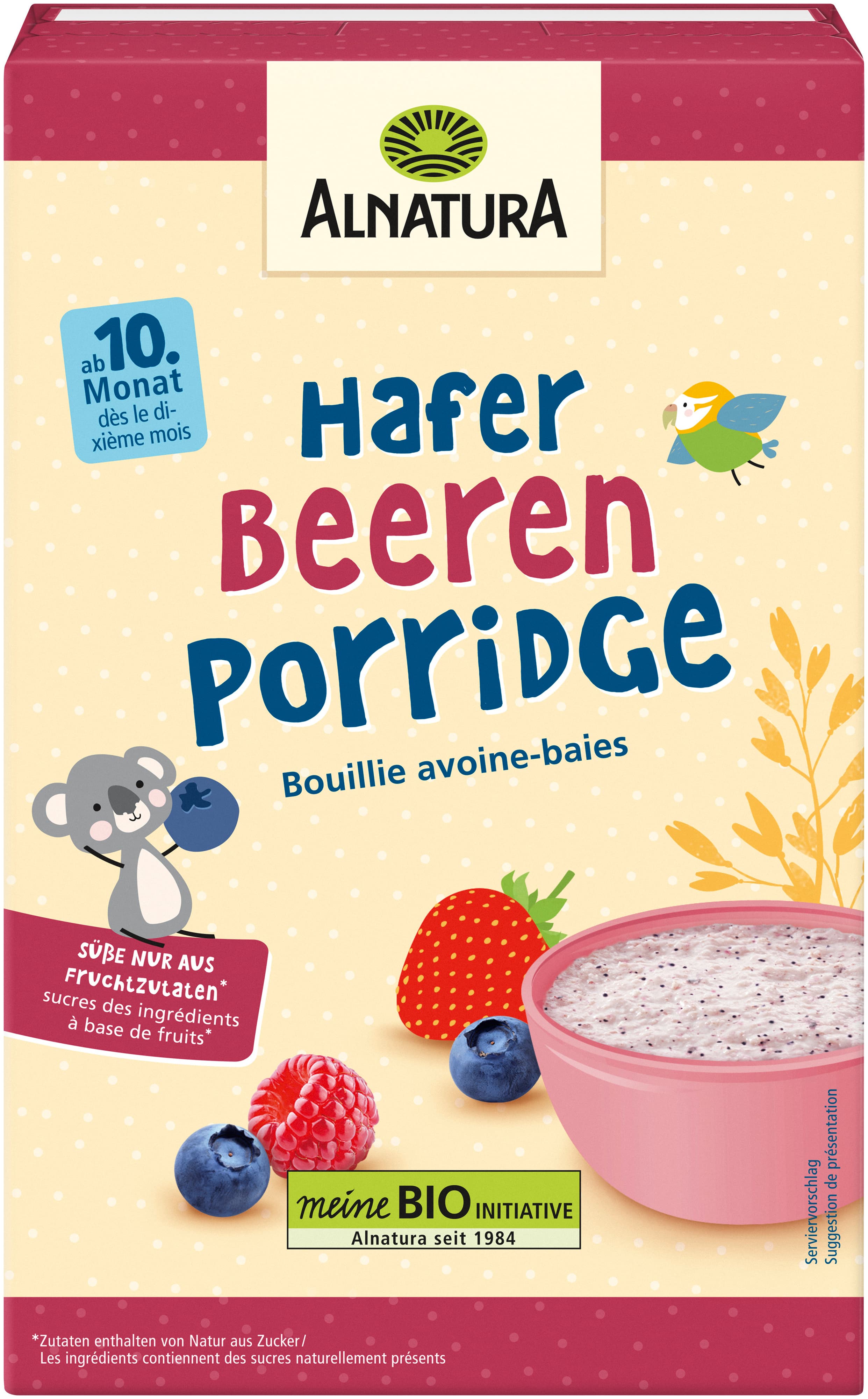 Alnatura Bio Hafer Beeren Porridge
