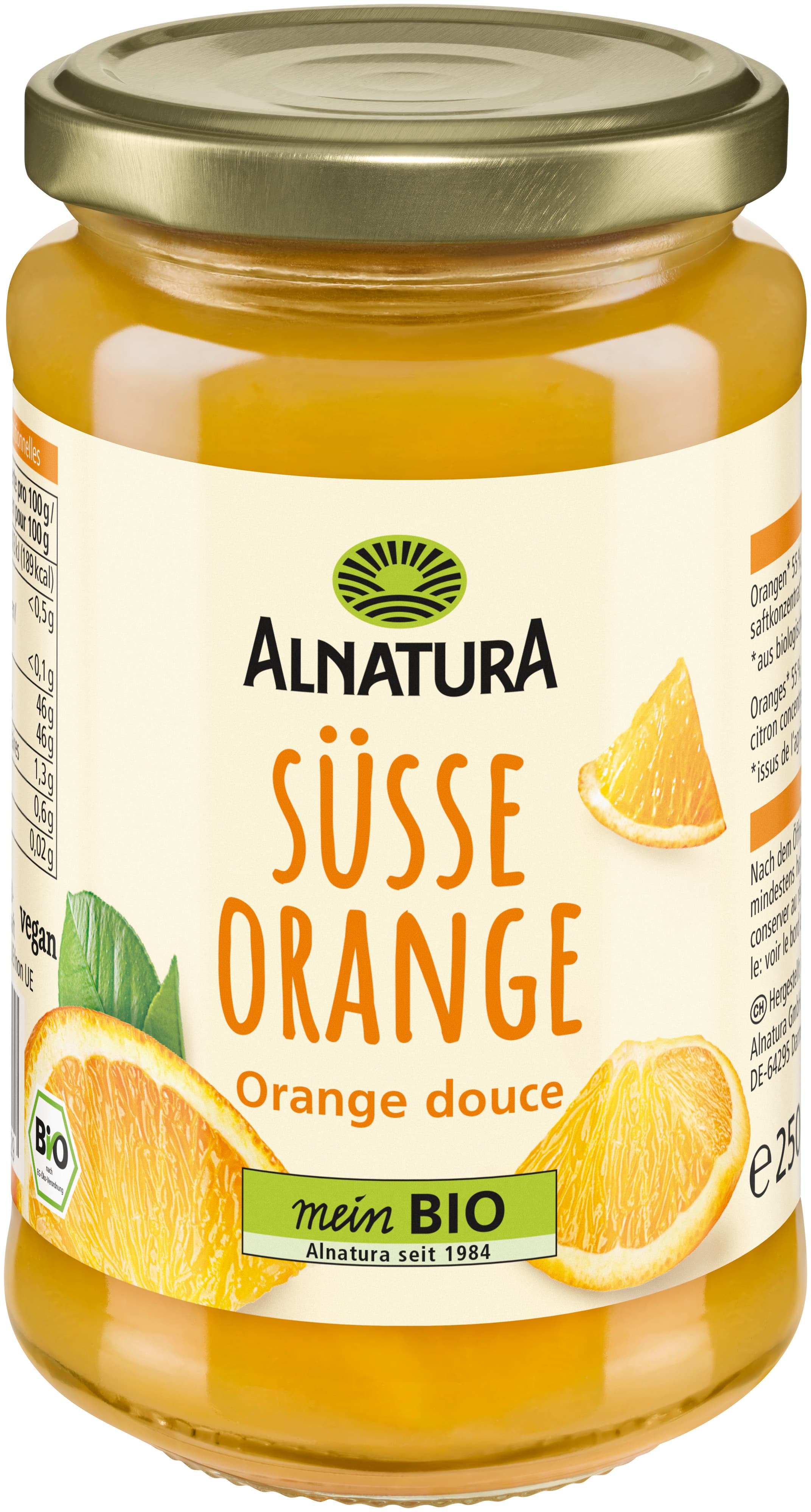 Alnatura Bio Fruchtaufstrich Süße Orange