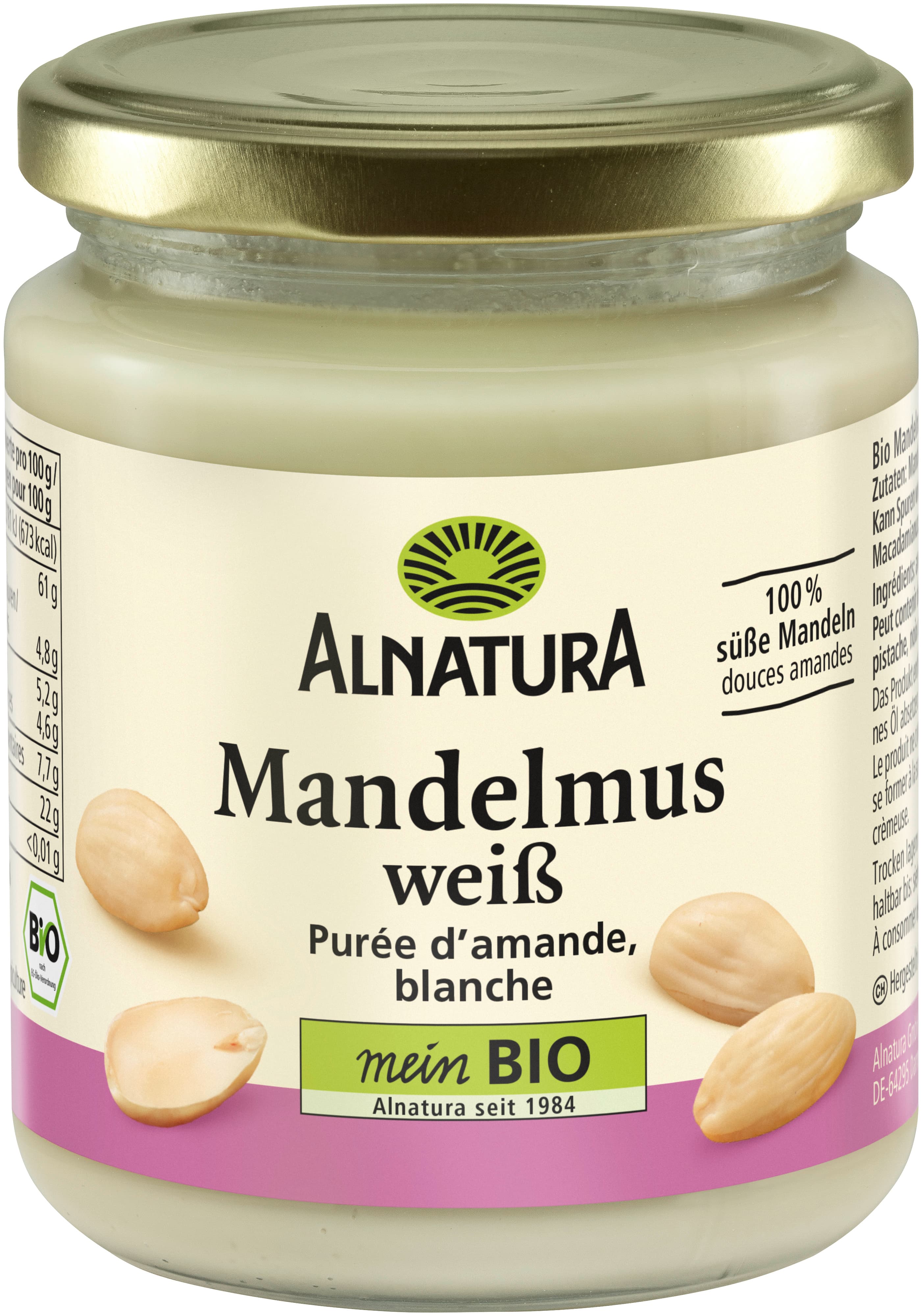 Alnatura Bio Mandelmus weiß