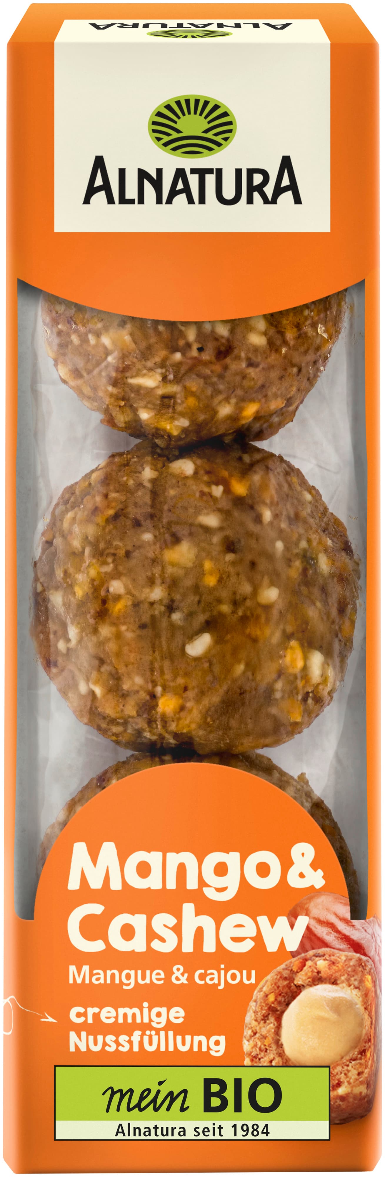 Alnatura Bio Mango & Cashew Fruchtkugel