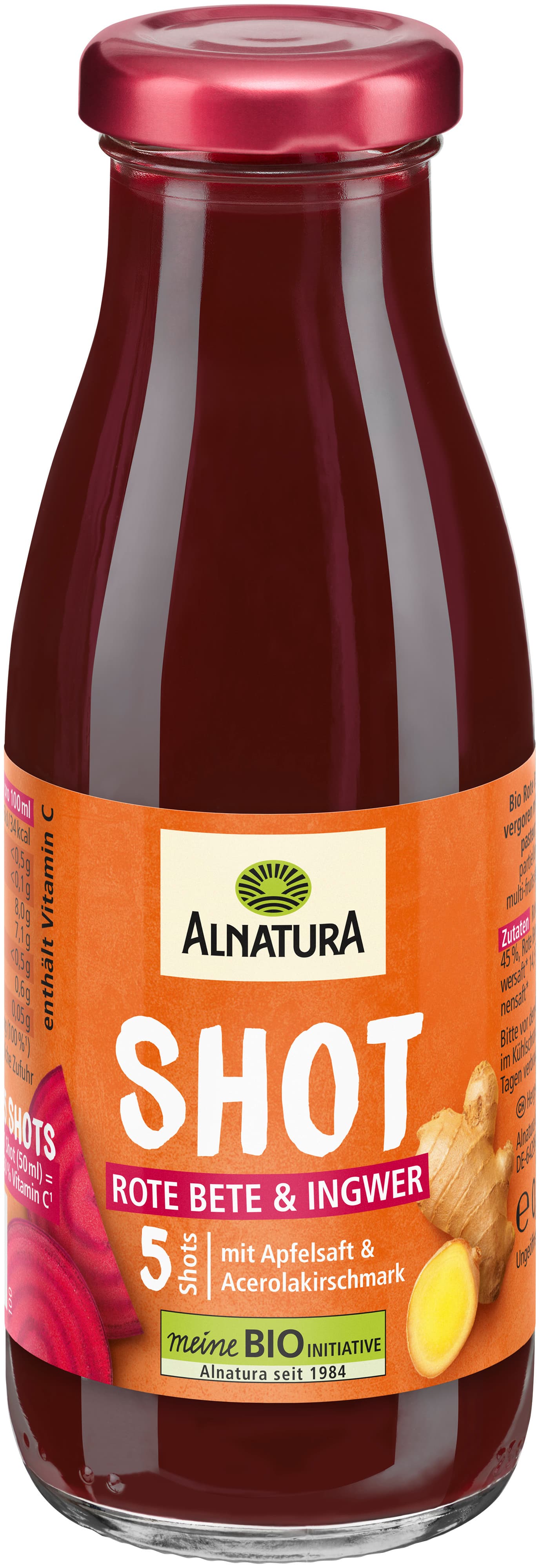 Alnatura Bio Rote Bete Ingwer Shot 250ML