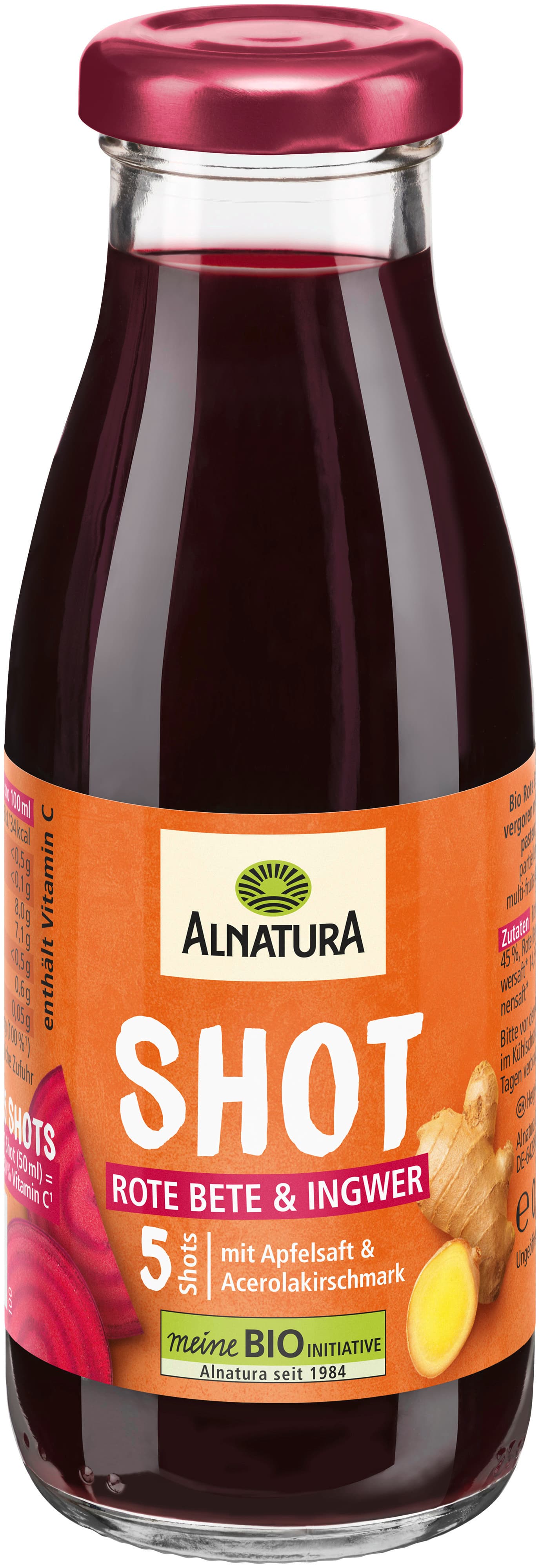 Alnatura Bio Rote Bete Ingwer Shot 250ML
