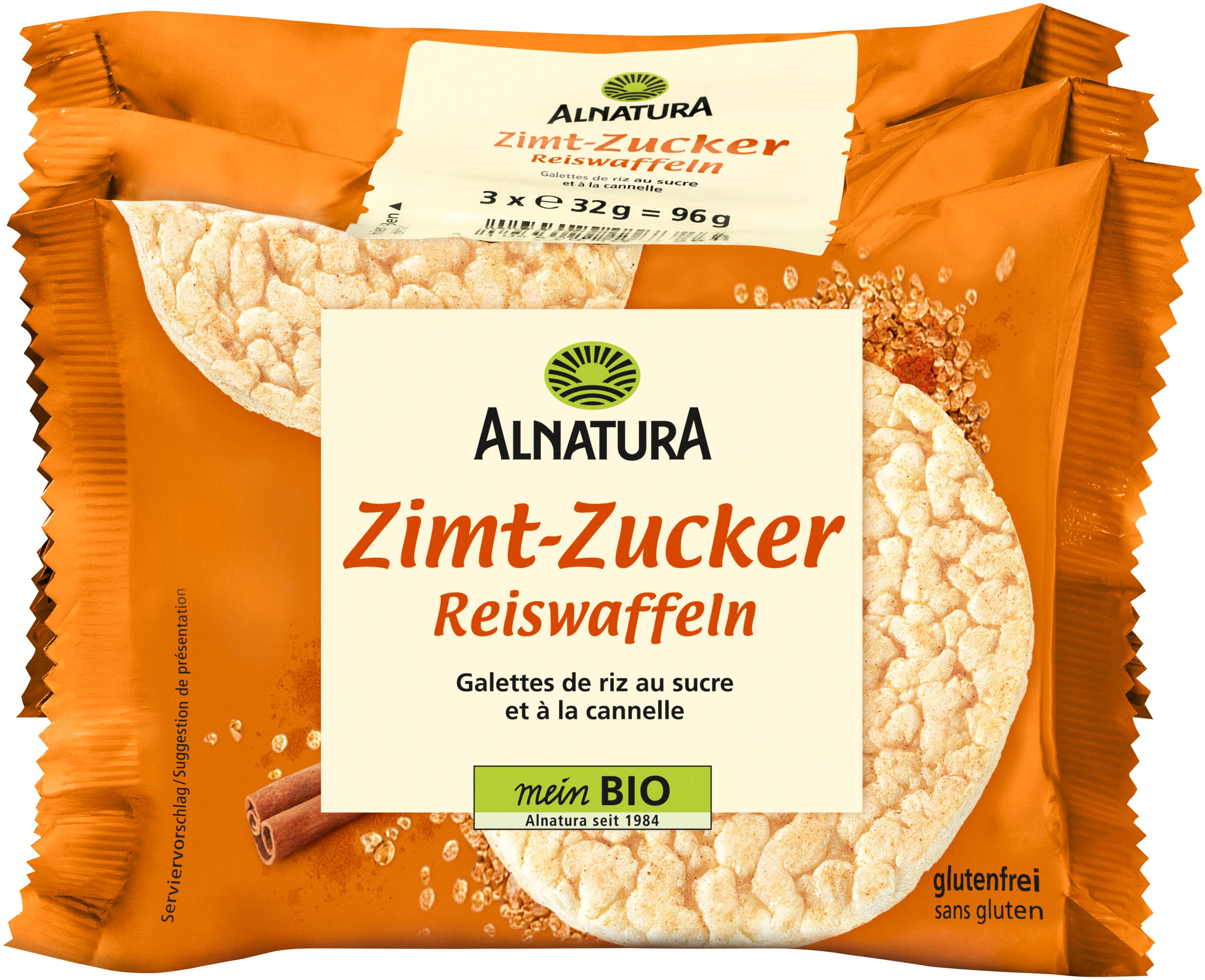 Alnatura Bio Zimt-Zucker Reiswaffeln