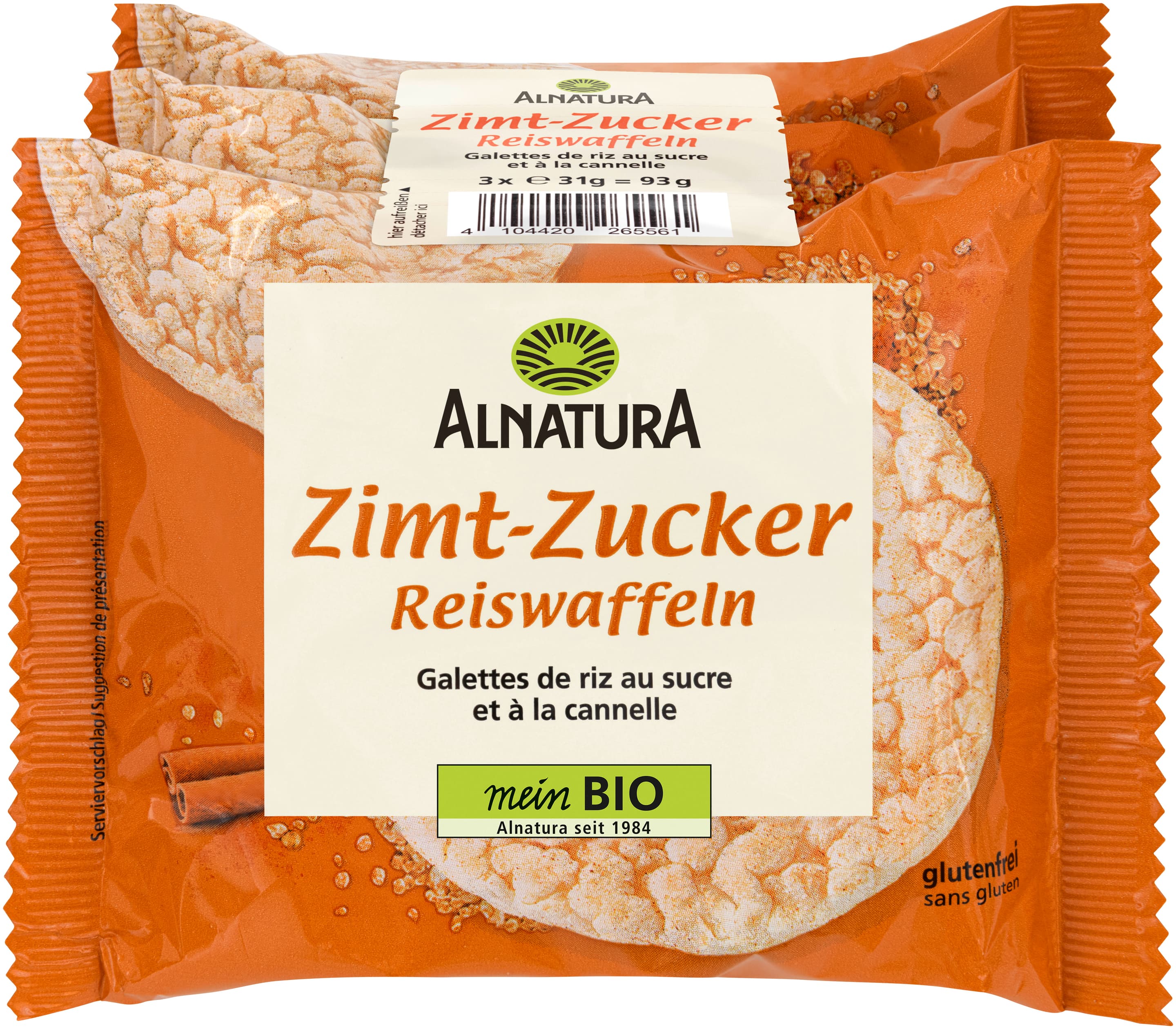 Alnatura Bio Zimt-Zucker Reiswaffeln