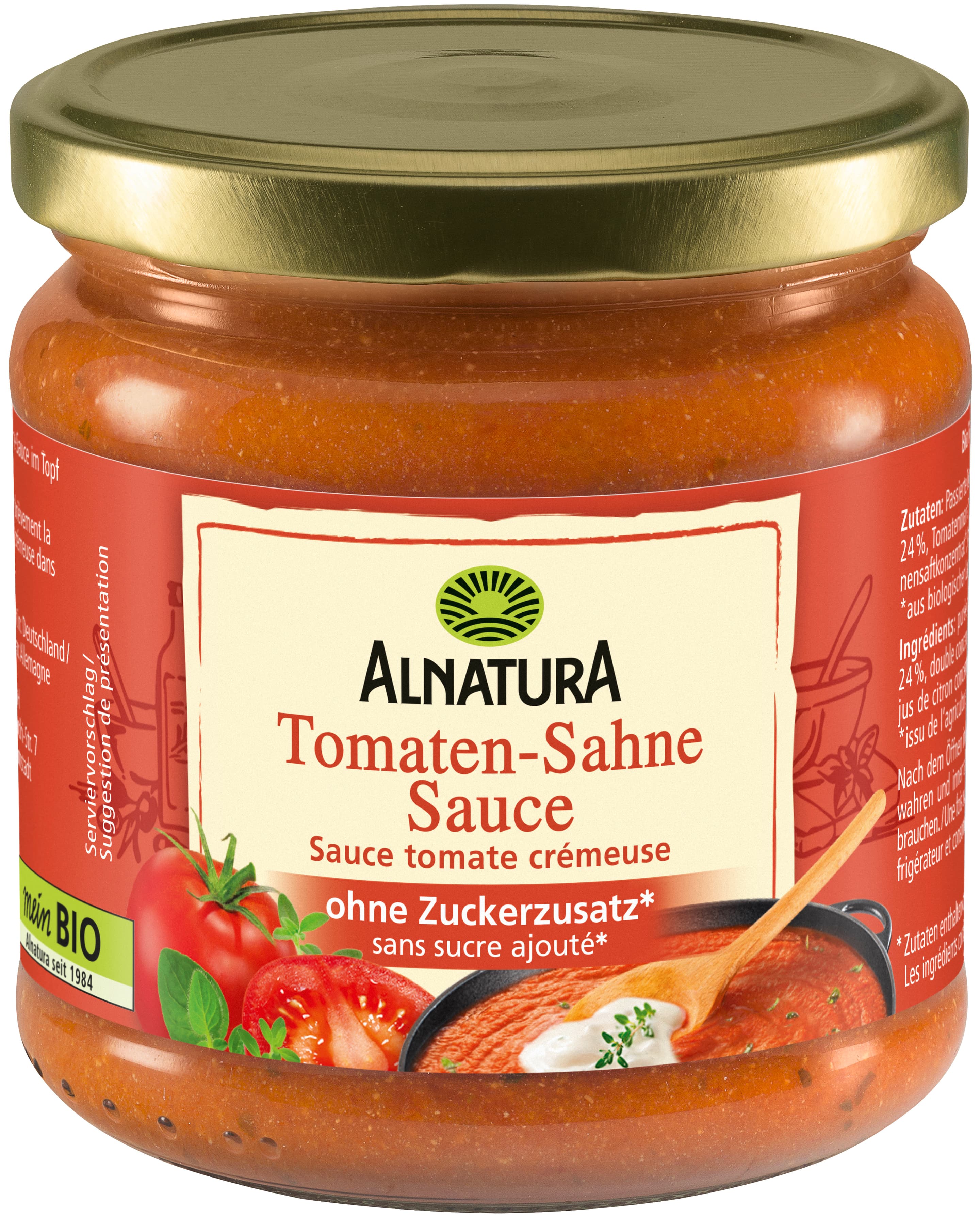 Alnatura Bio Tomaten-Sahne Sauce