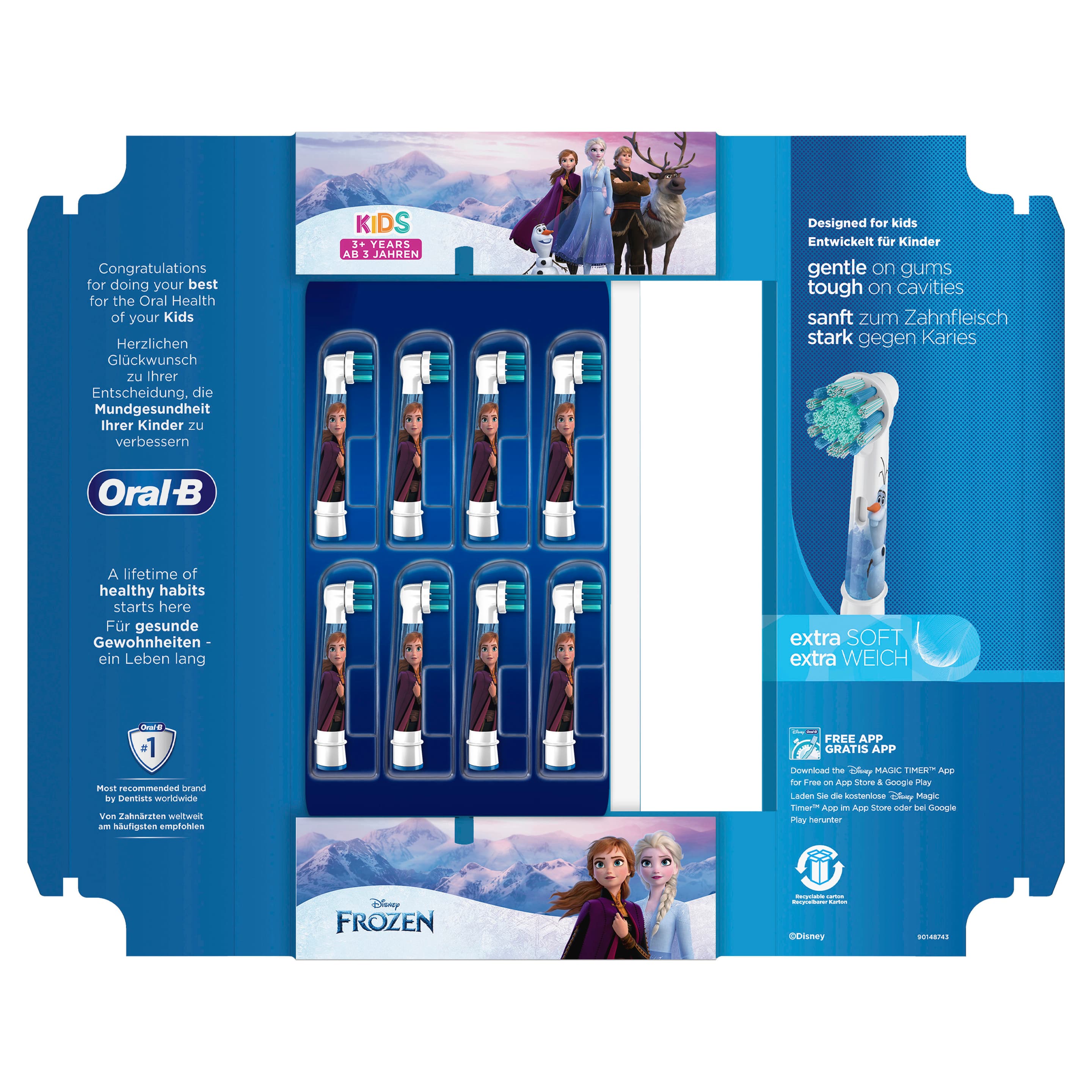 Oral-B Aufsteckbuersten Die Eiskönigin - Völlig Unverfroren II