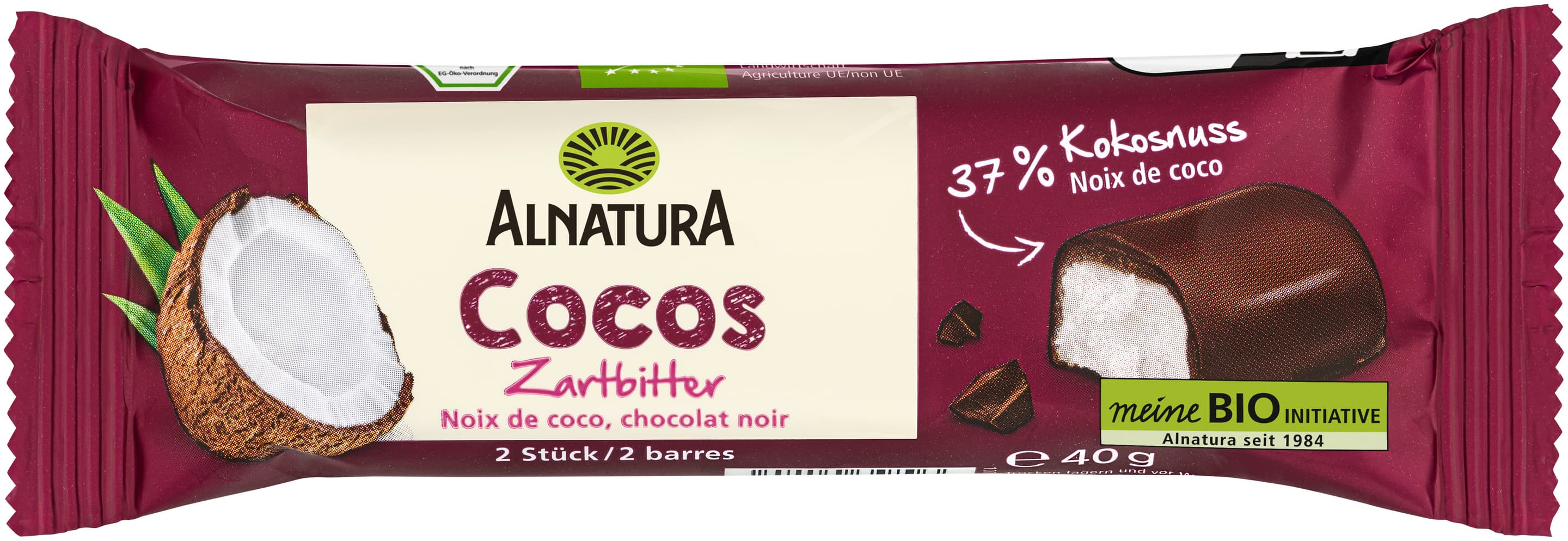 Alnatura Bio Cocos Riegel Zartbitter