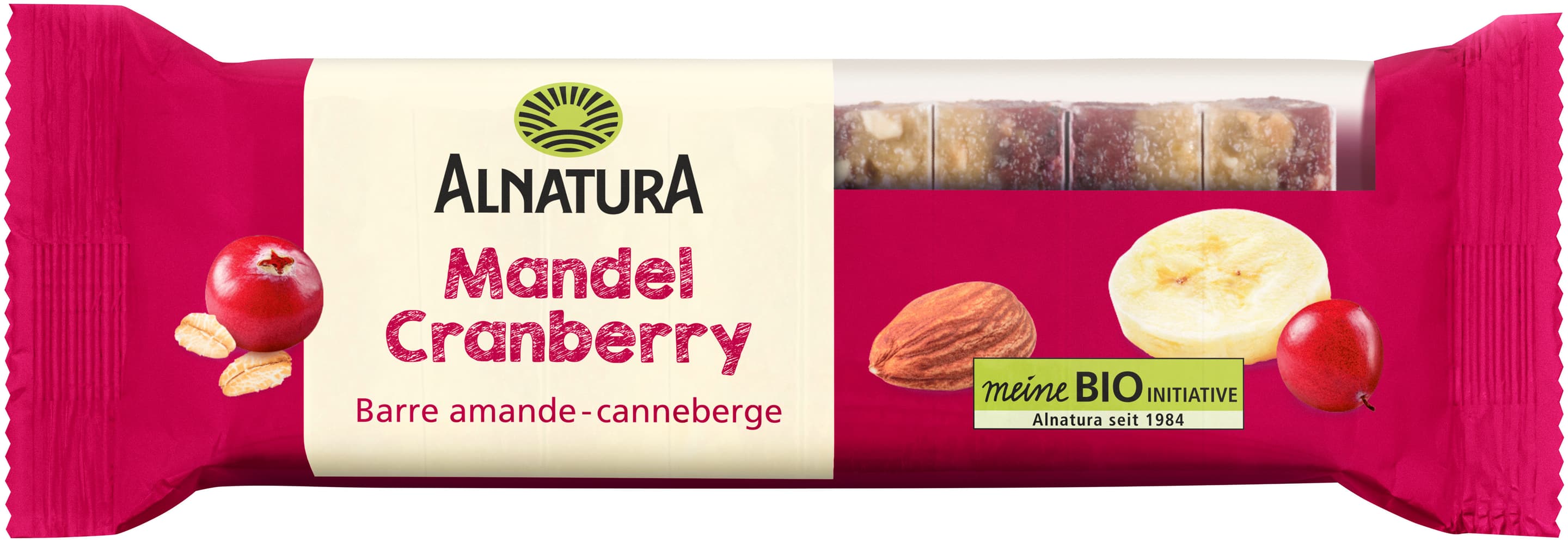 Alnatura Bio Mandel-Cranberry-Fruchtschnitte