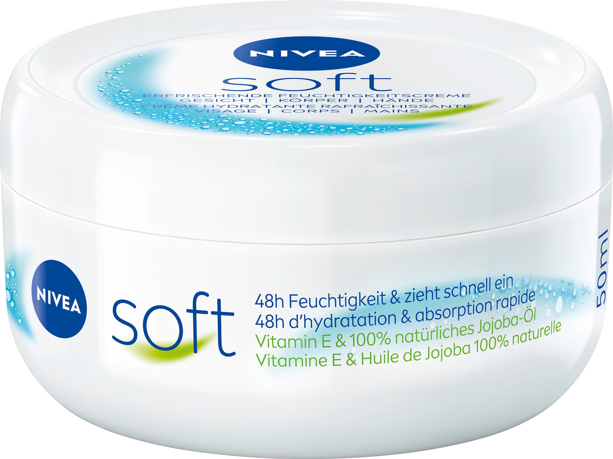 NIVEA soft Creme Erfrischende Feuchtigkeitscreme