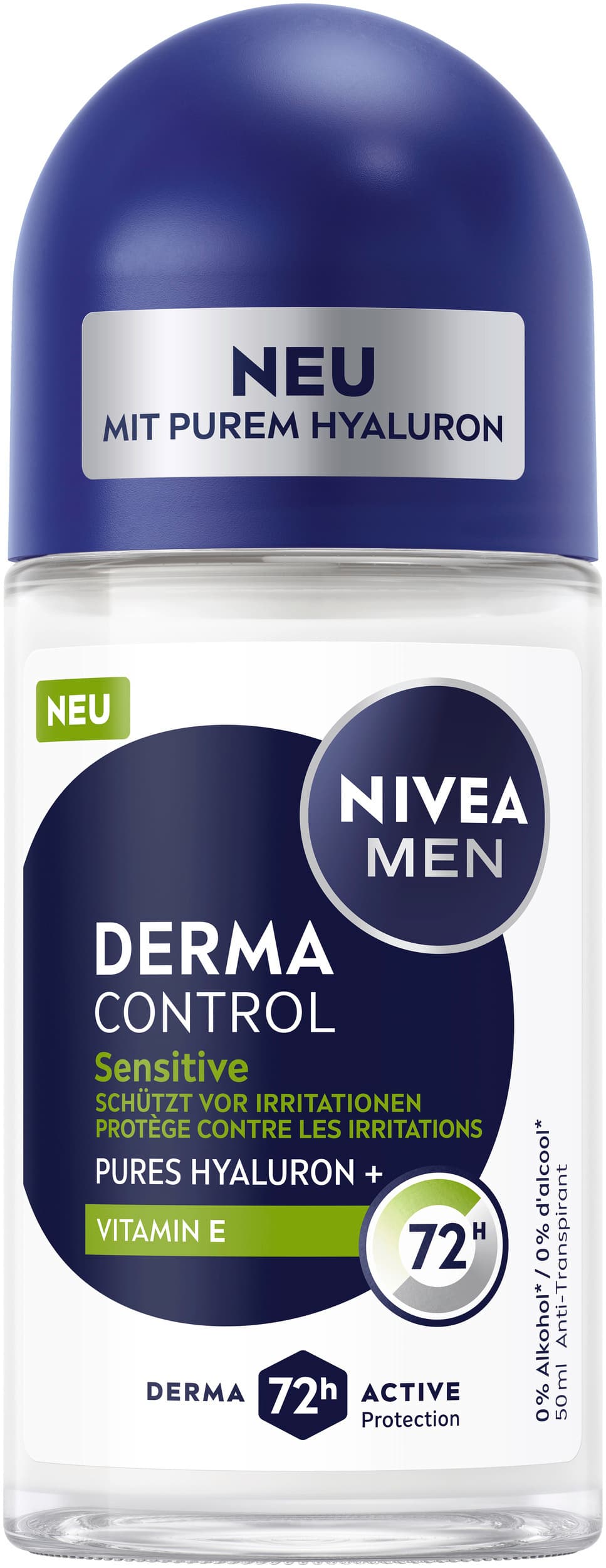 NIVEA MEN Deo Roll On Derma Control Sensitive