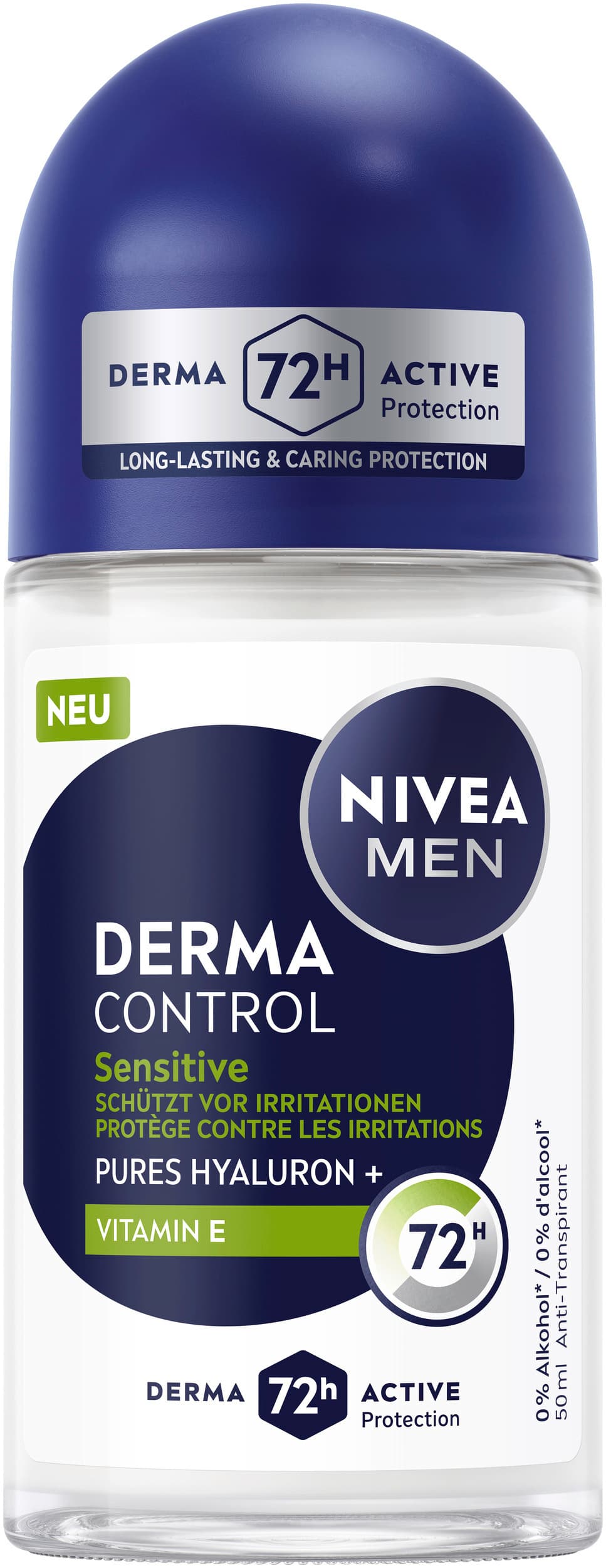 NIVEA MEN Deo Roll On Derma Control Sensitive