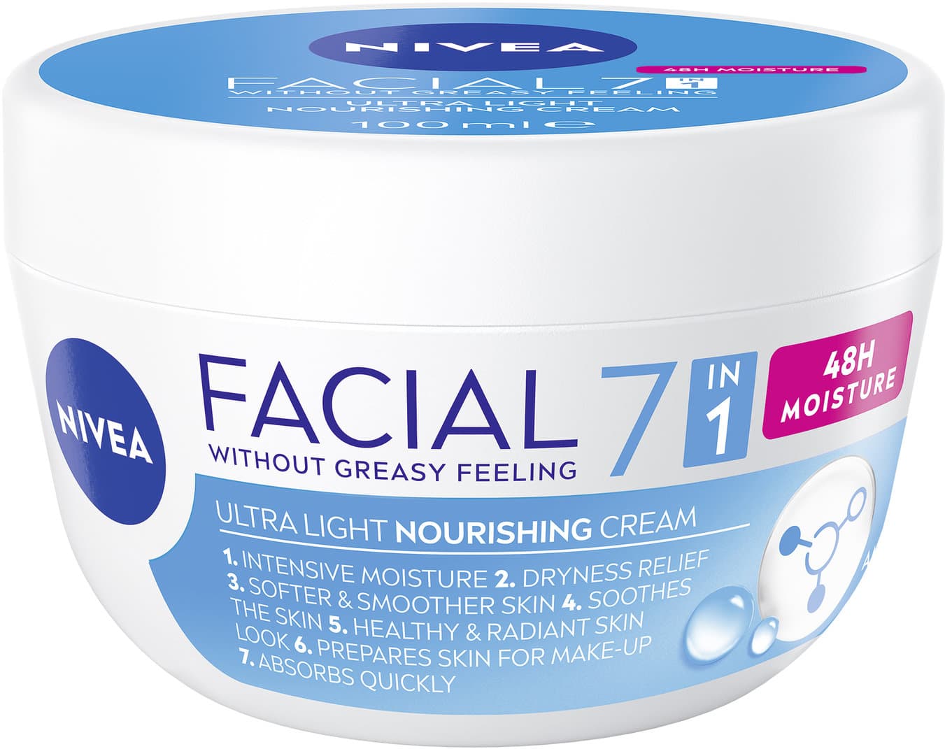 NIVEA Gesichtscreme Facial Ultra Light Nourishing