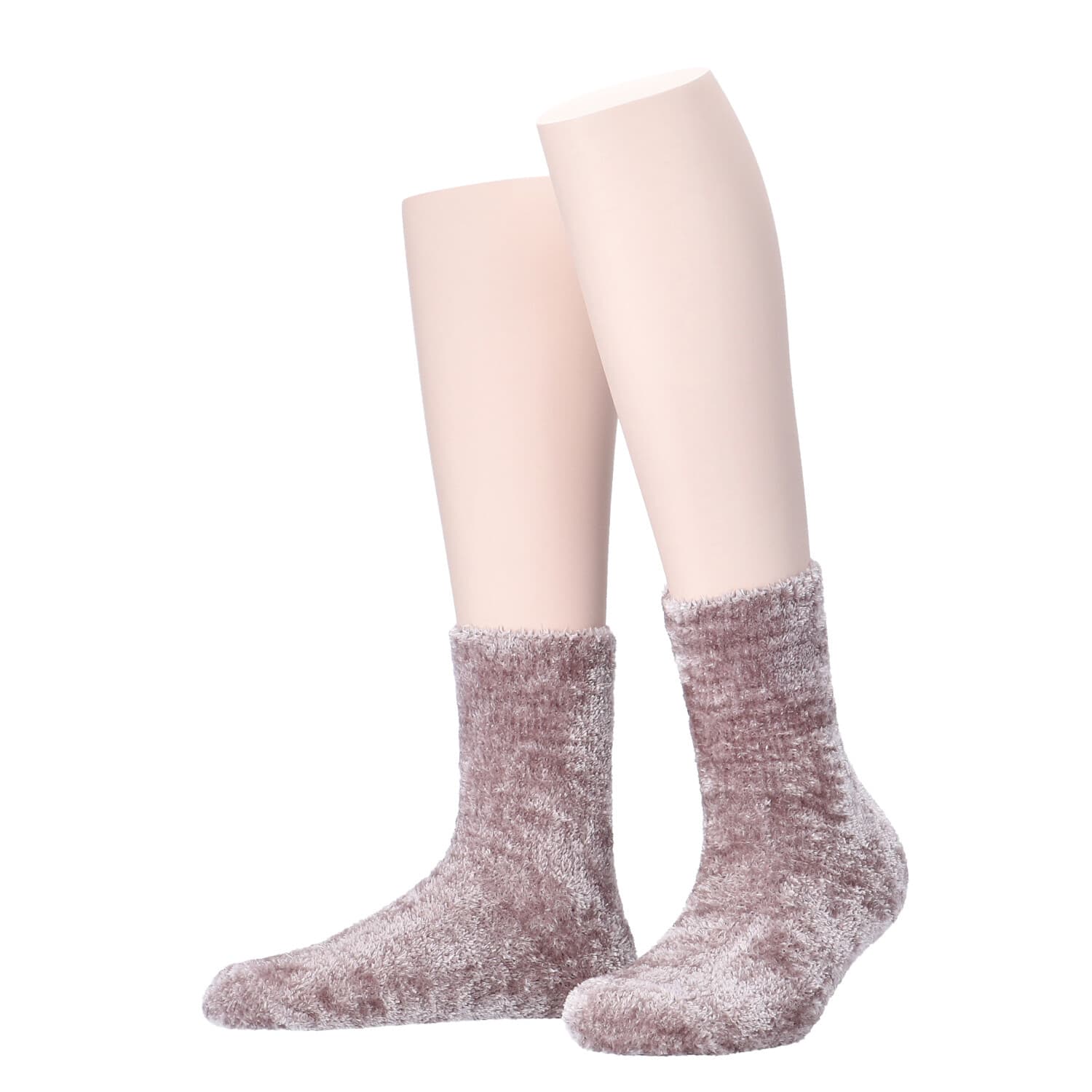 MOVE UP Damen Kuschelsocken Chenille