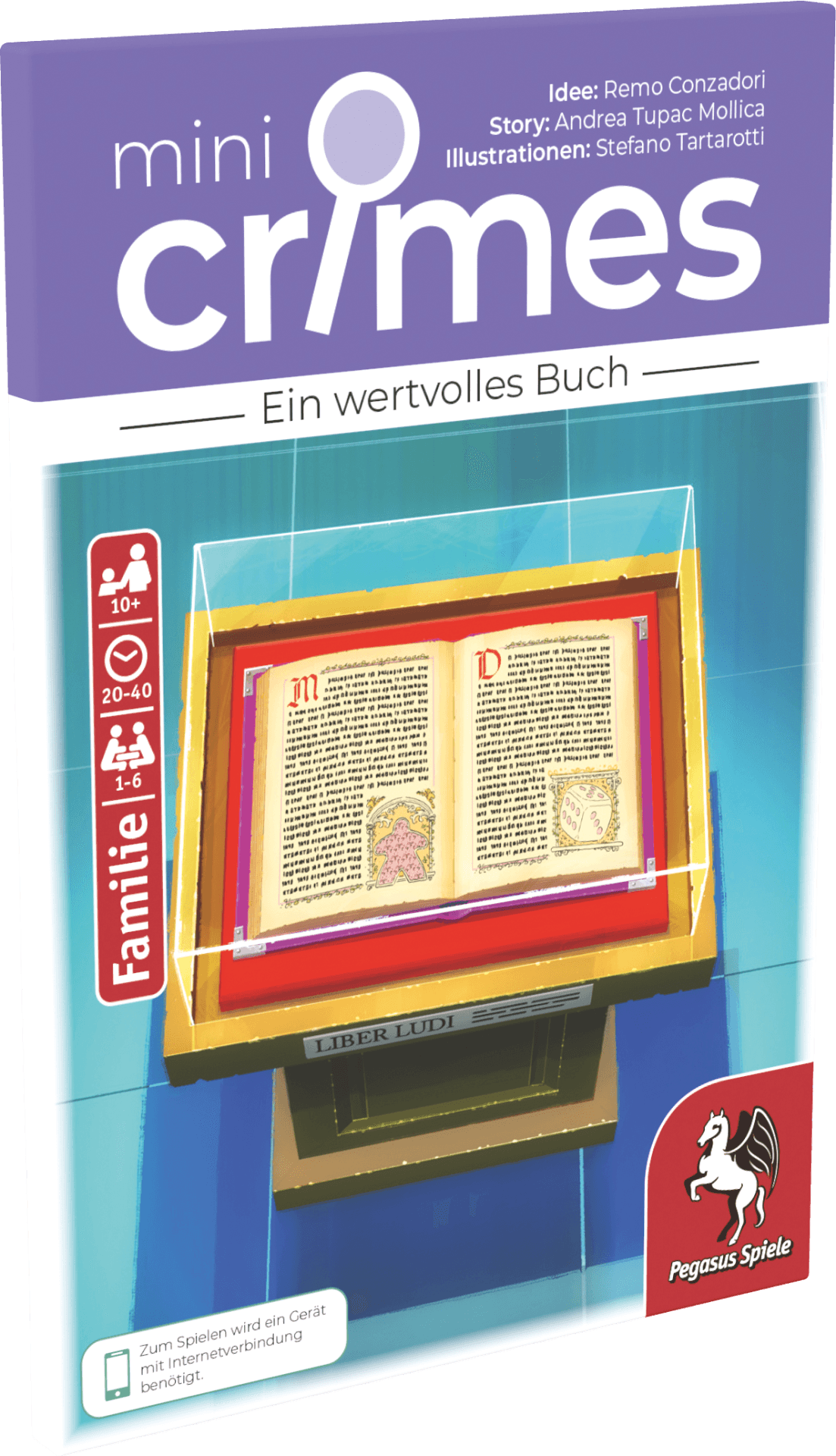 Pegasus - MiniCrimes – Ein wertvolles Buch, Krimispiel ab 10 Jahren