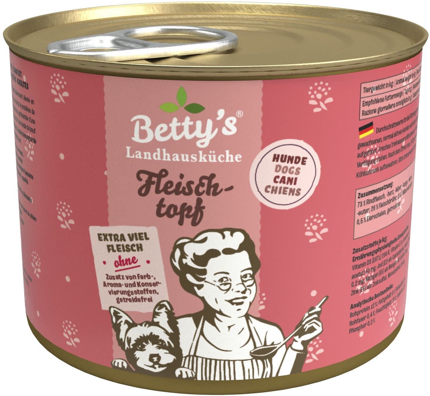 Betty's Landhausküche Hundenassfutter Fleischtopf (ehemals All Meat)