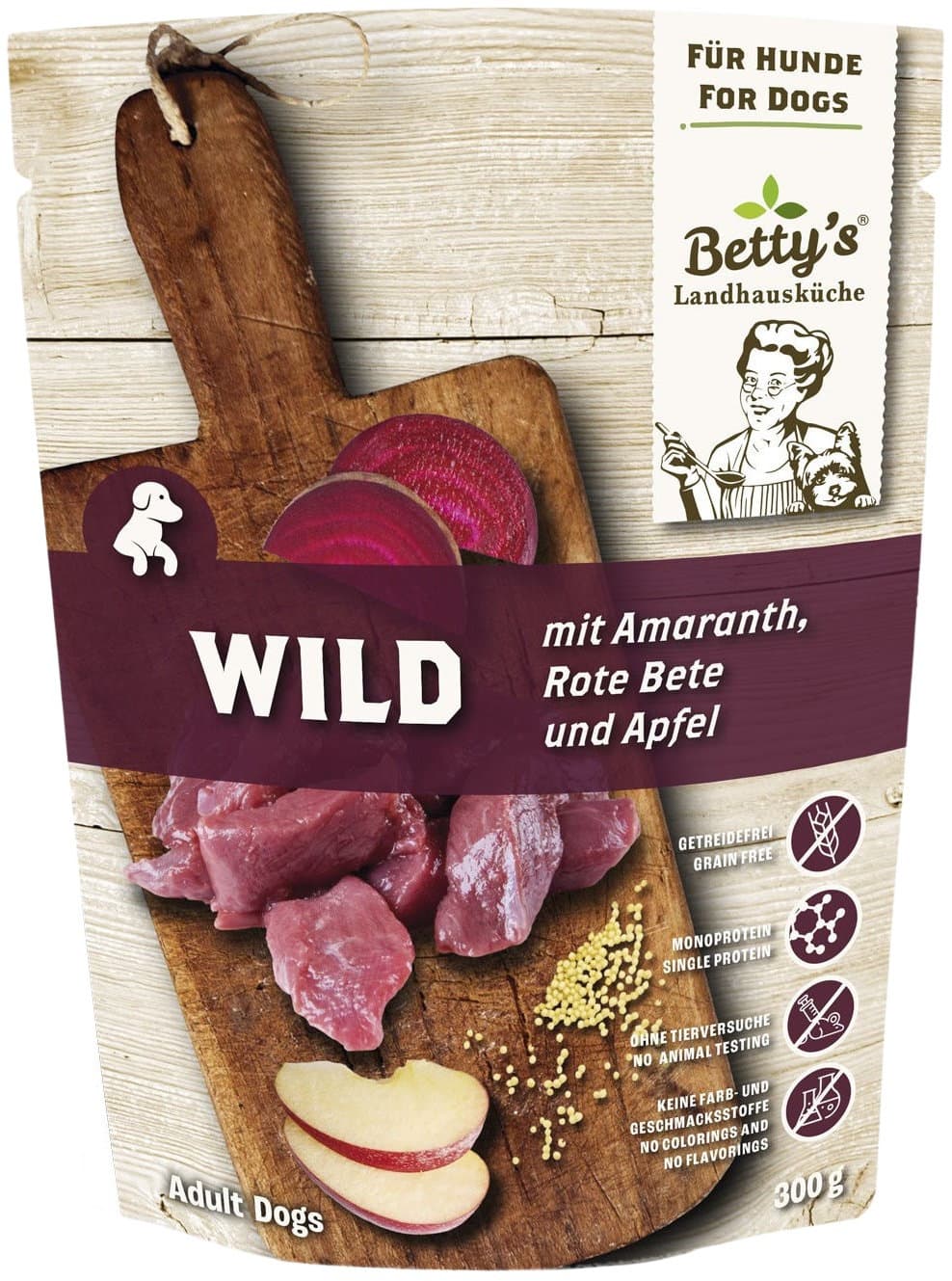 Betty's Landhausküche Hundenassfutter Frischebeutel Truthahn mit Kartoffel