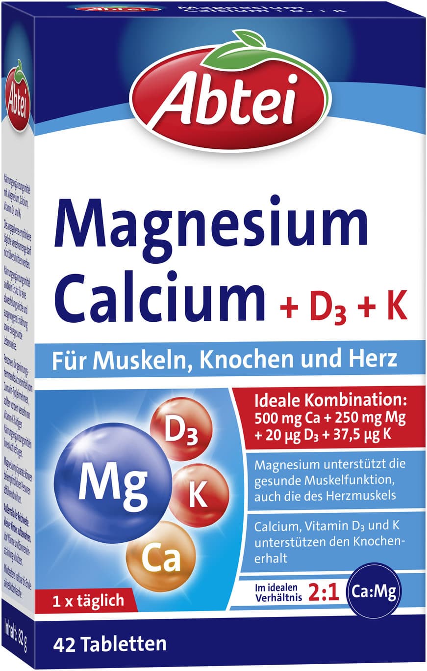ABTEI Magnesium Calcium + D3 + K