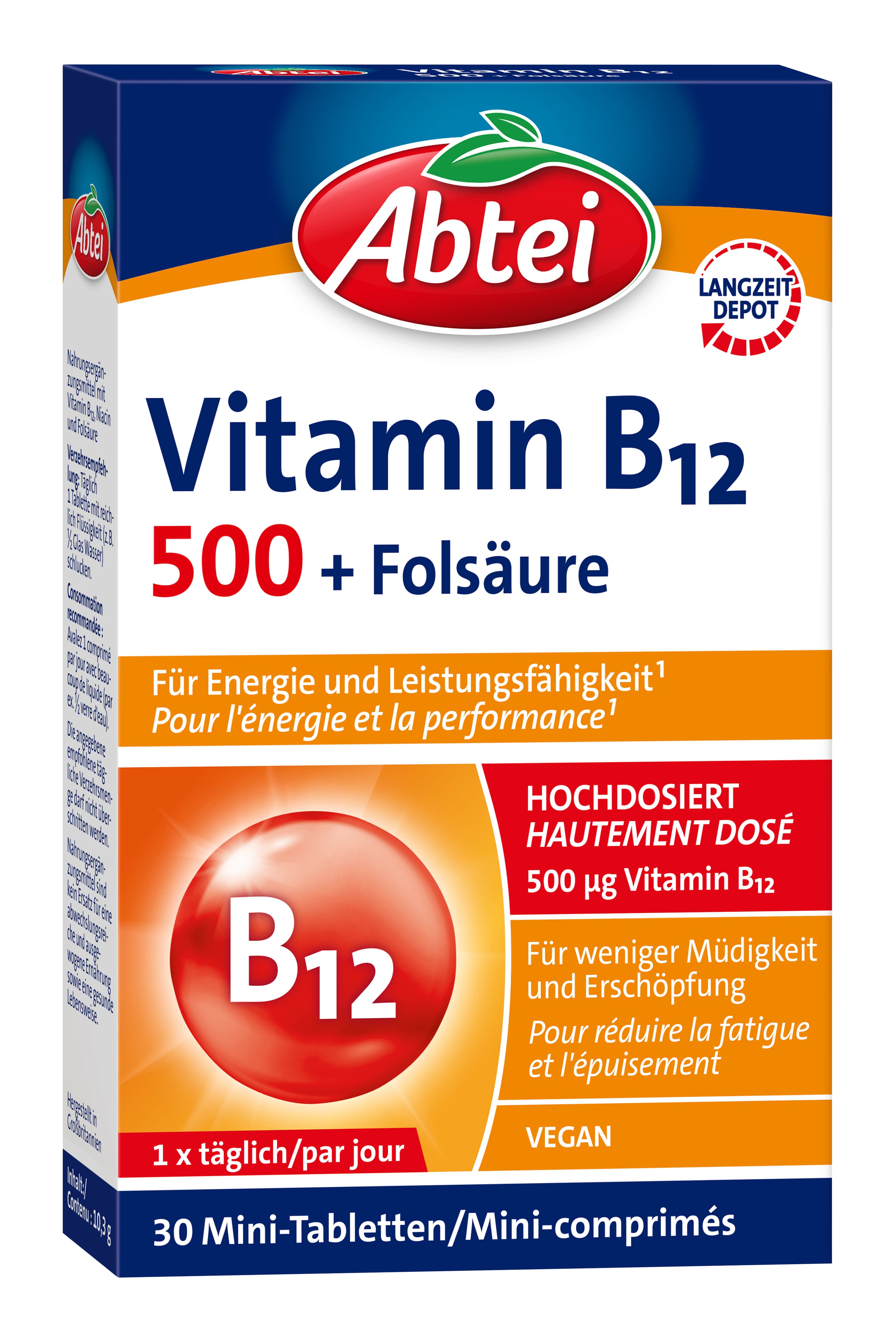 ABTEI Vitamin B12 500 + Folsäure