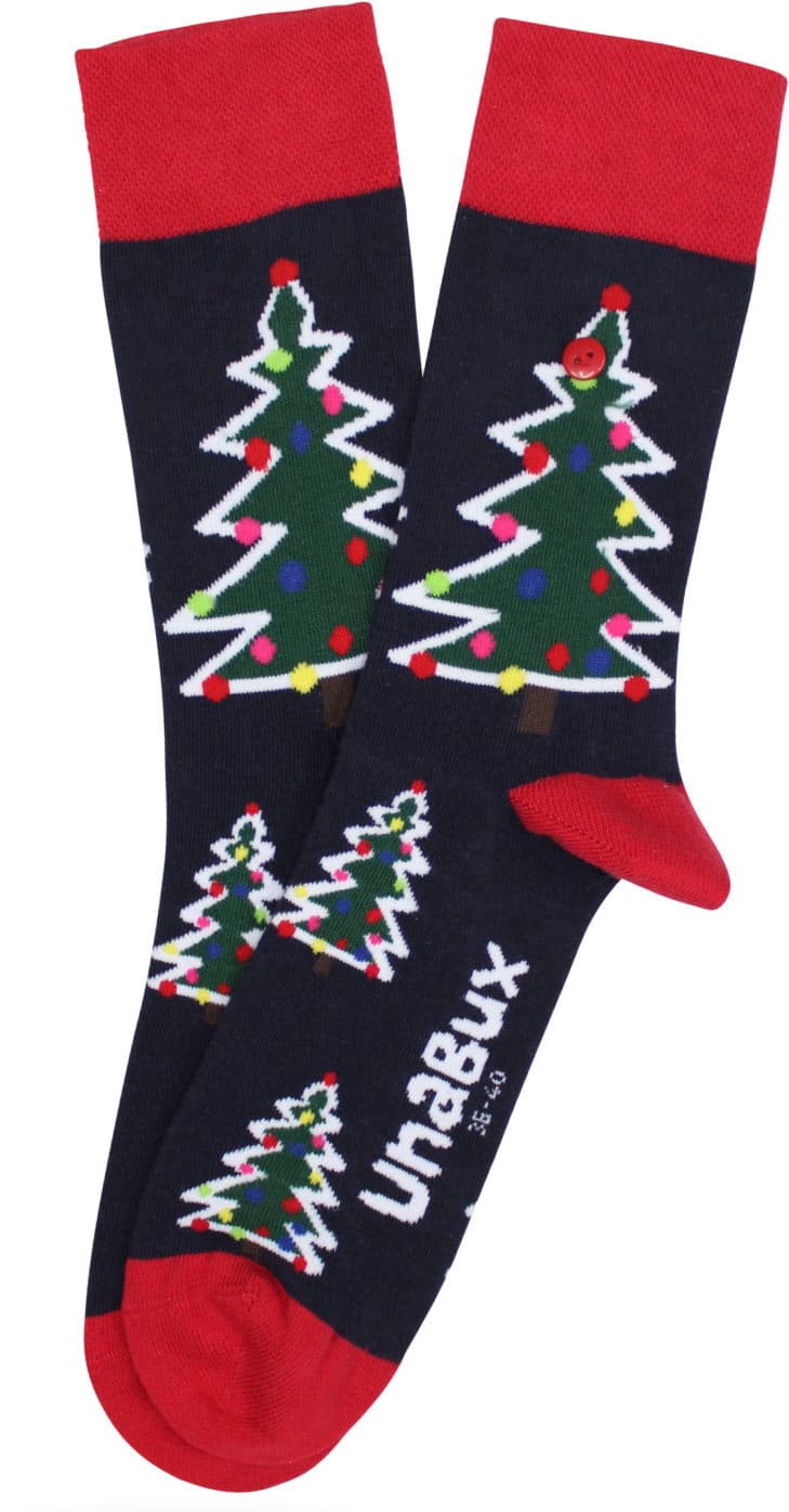 Unabux Unisex Socken Weihnachtsbaum