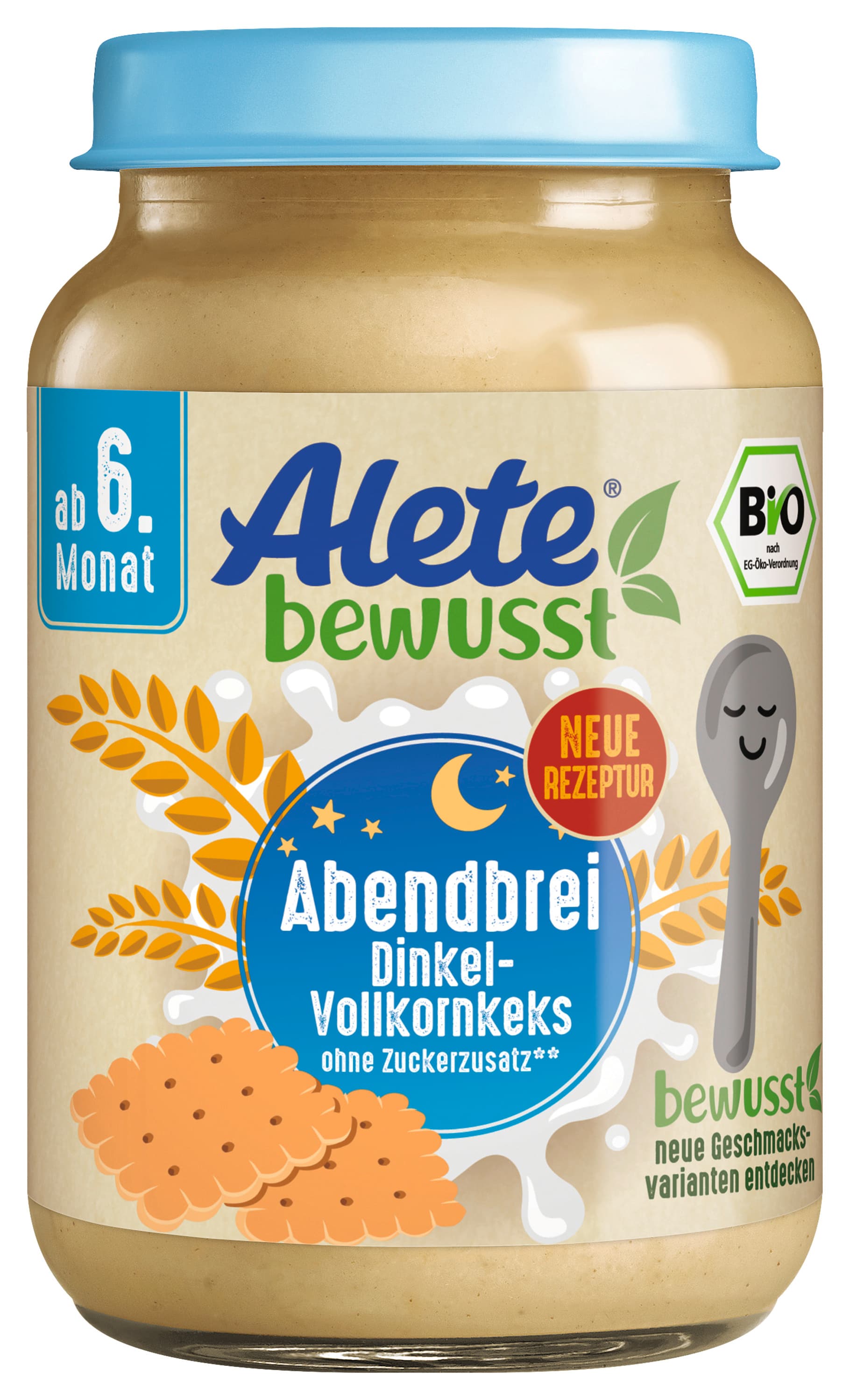 ALETE bewusst Bio Abendbrei Dinkel-Vollkornkeks