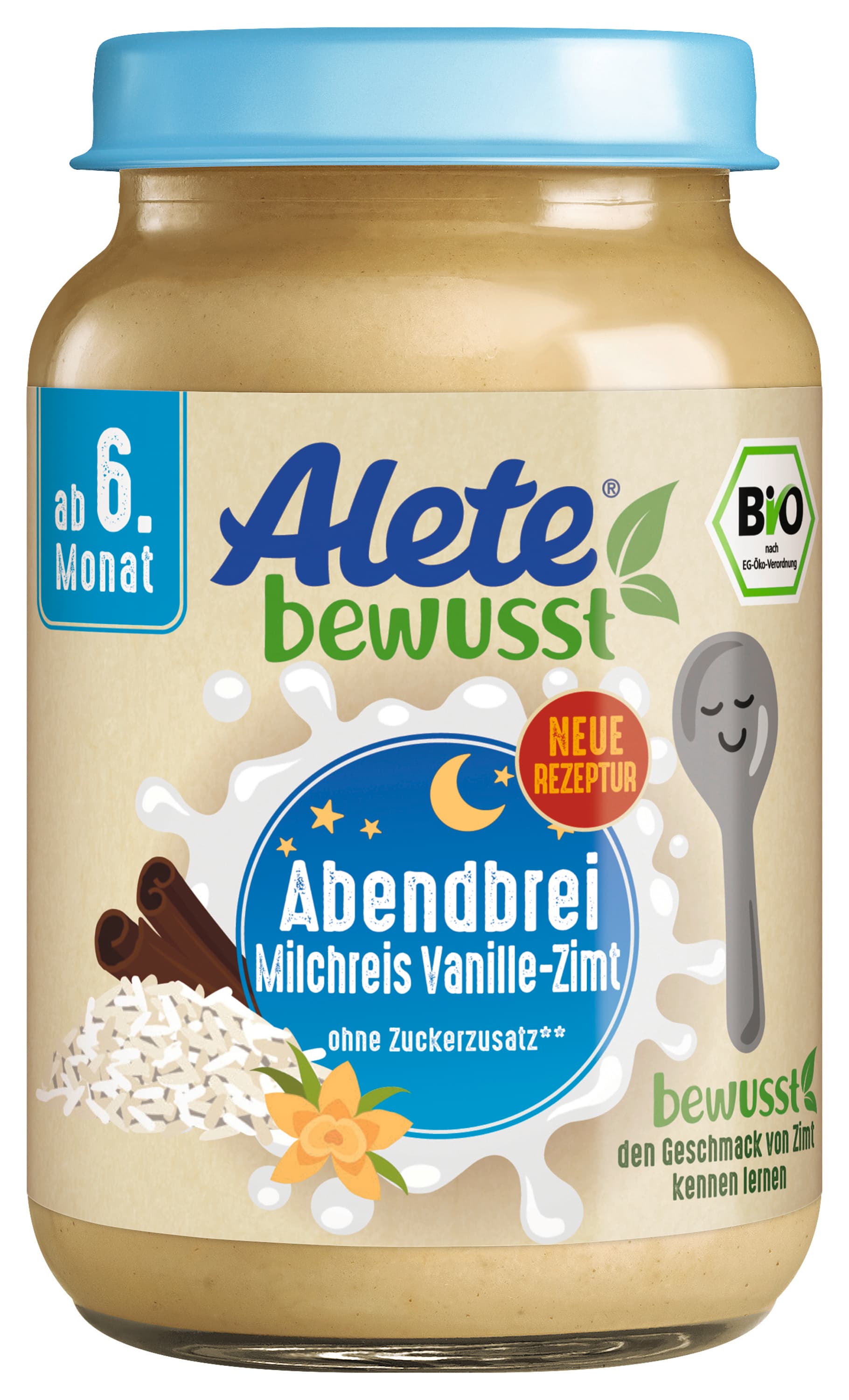 ALETE bewusst Bio Abendbrei Milchreis Vanille-Zimt