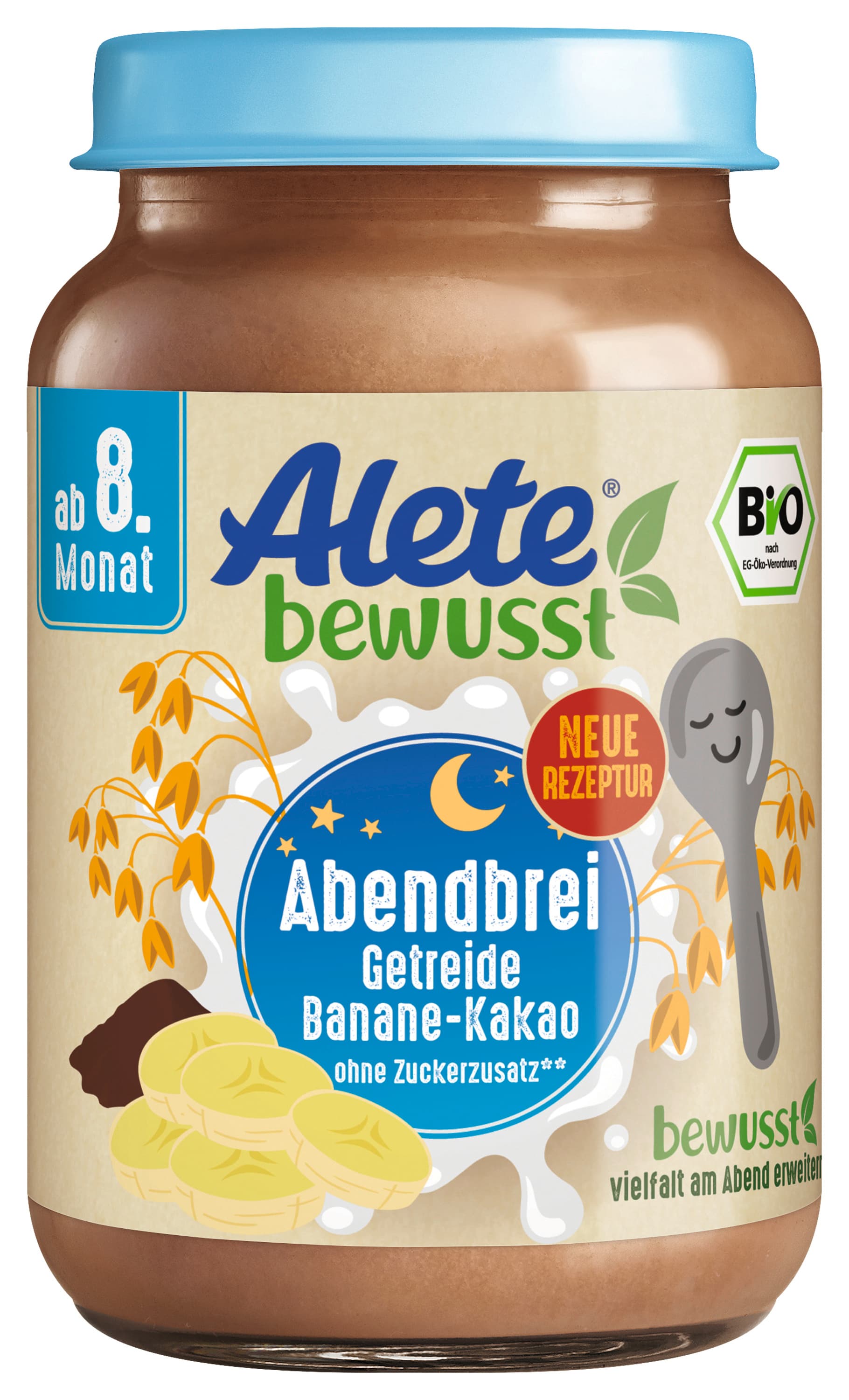 ALETE bewusst Bio Abendbrei Getreide Banane-Kakao