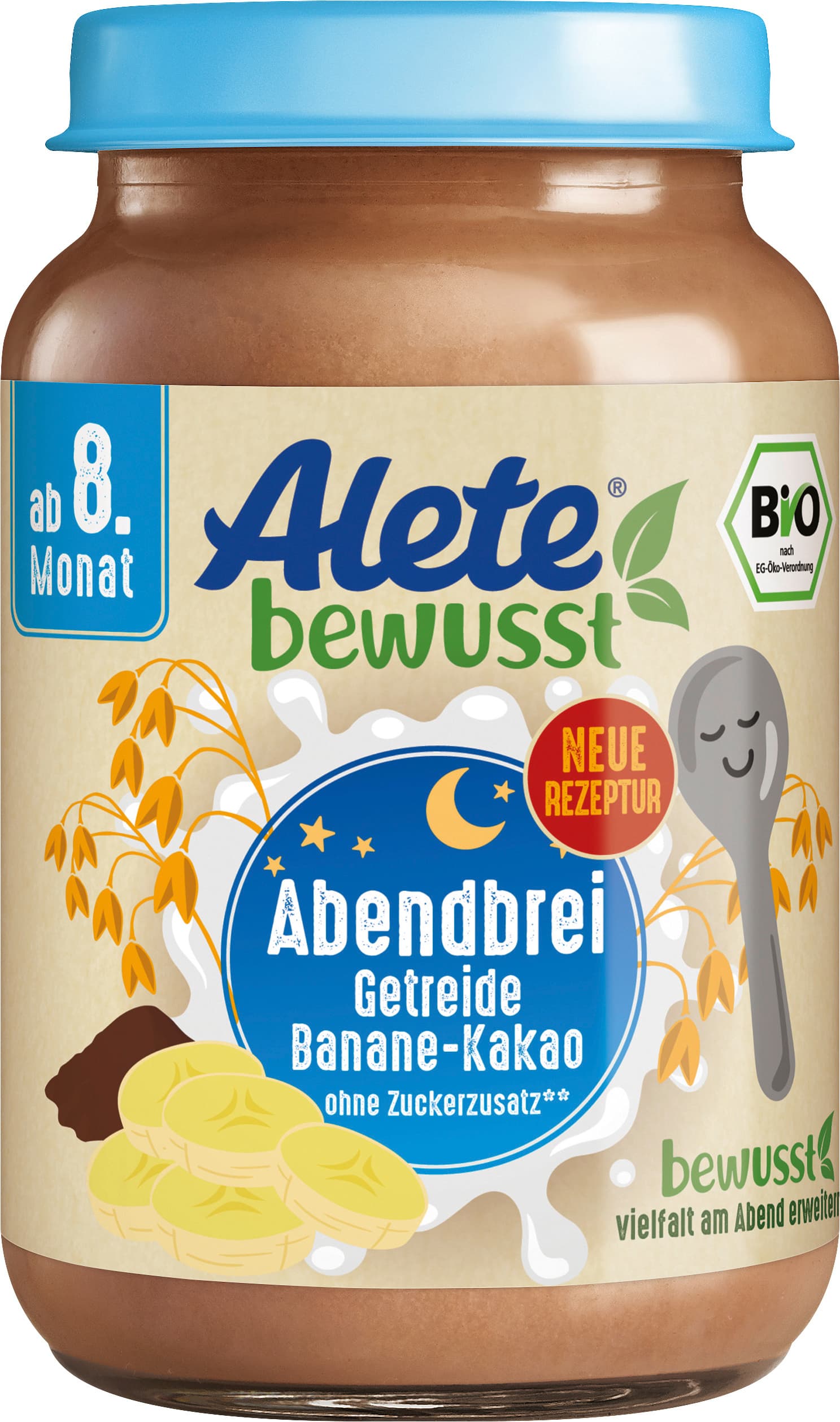ALETE bewusst Bio Abendbrei Getreide Banane-Kakao