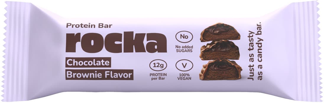 Rocka Protein Bar Chocolate Brownie Flavor