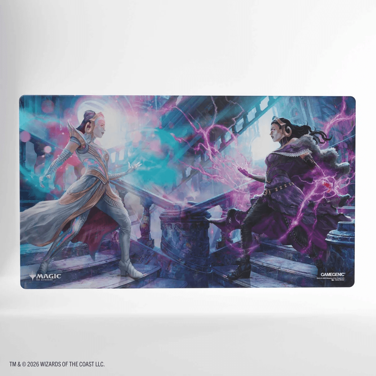 Gamegenic Magic: The Gathering Reality Fracture Shiny Playmat - Liliana, Devoted Healer / Liliana, Callous Necromancer