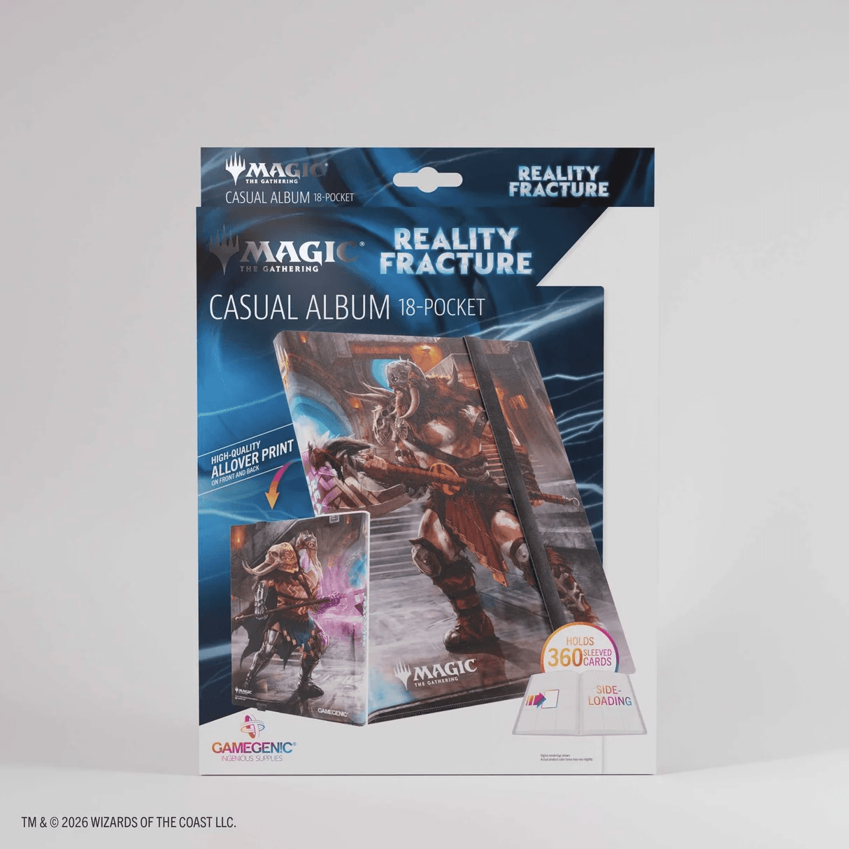 Gamegenic Magic: The Gathering Reality Fracture Casual Album 18-Pocket - Garruk of the Veil / Garruk Uncursed