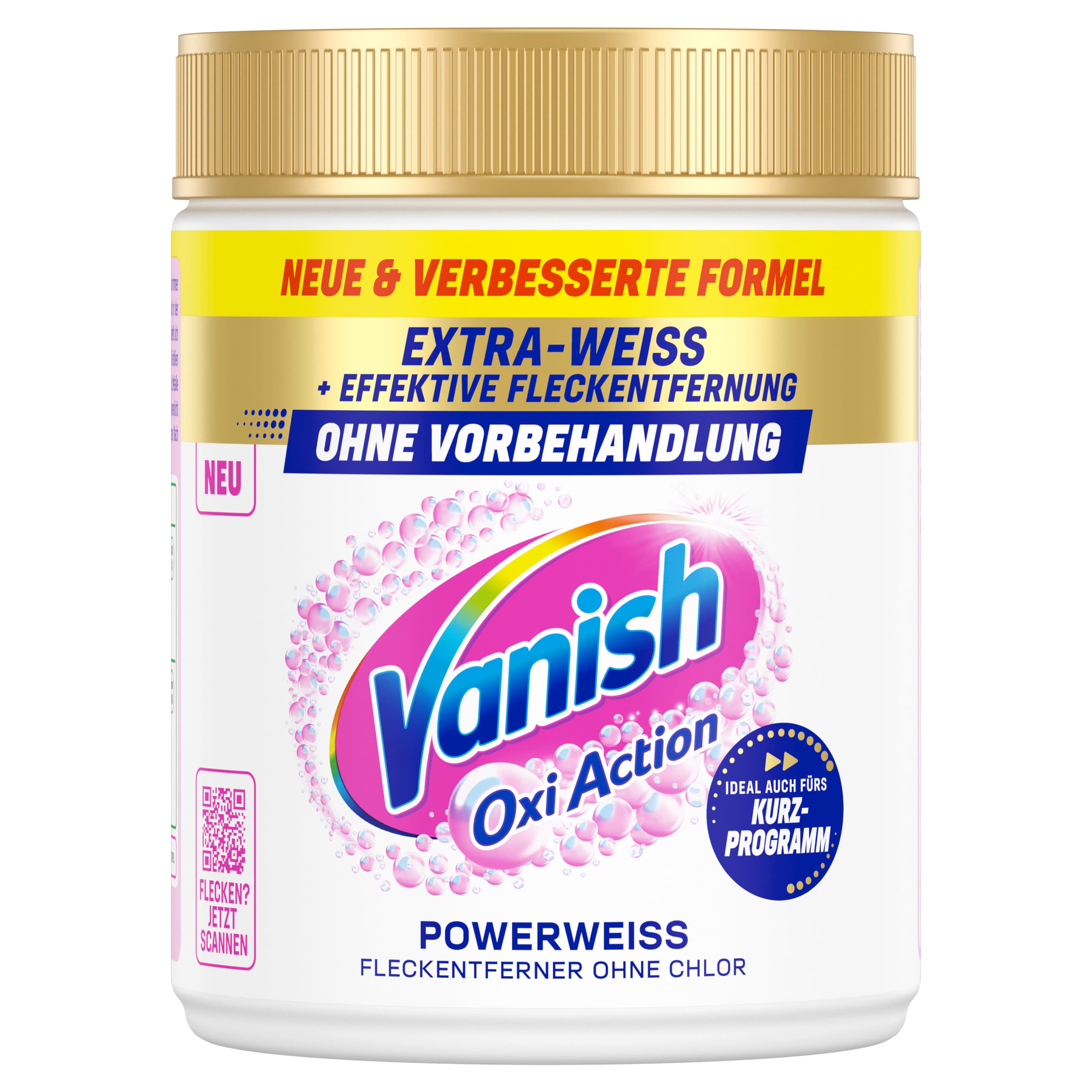 Vanish Oxi Action Powerweiss Wäsche Booster Fleckentferner