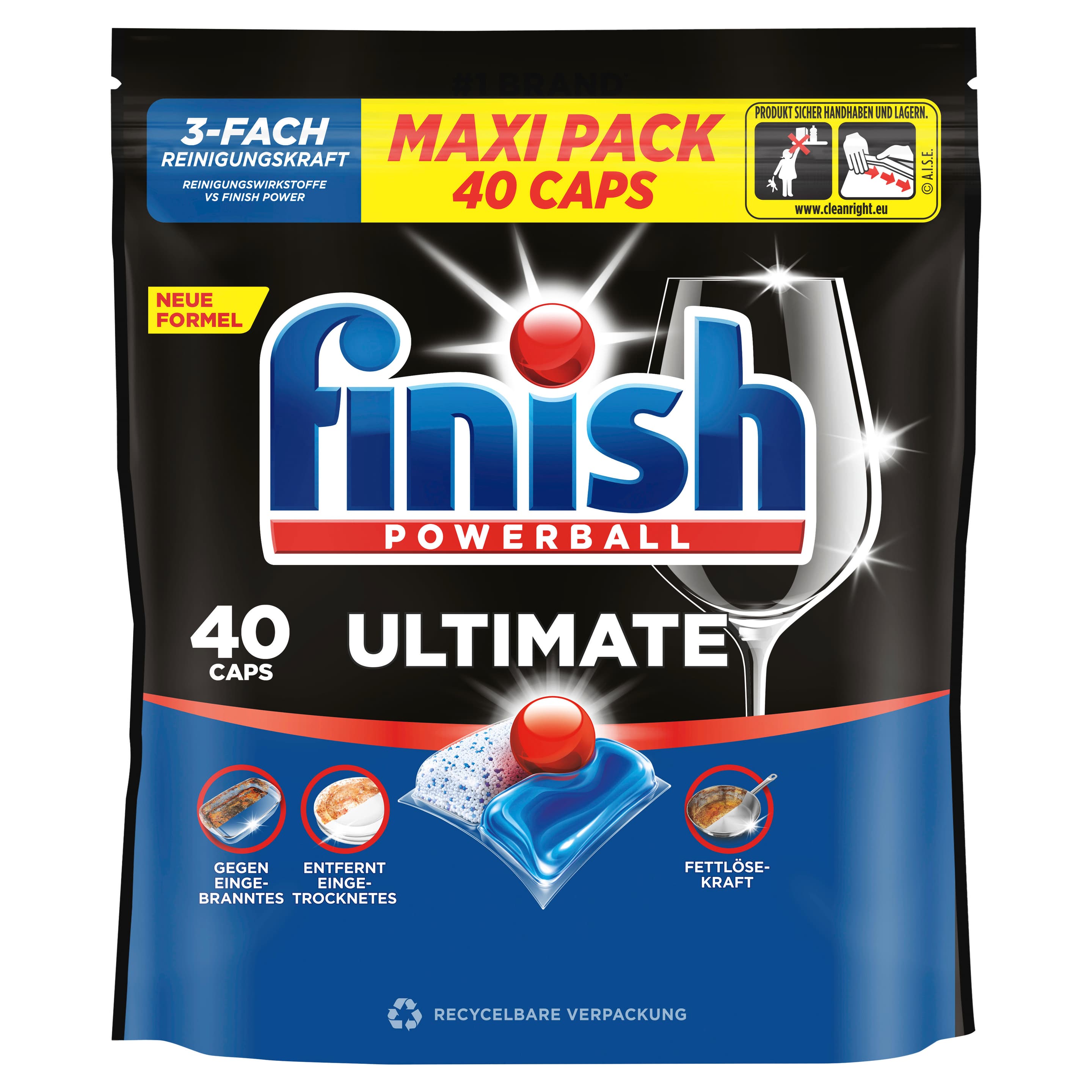 Finish Ultimate Maxipack Fresh 40 Caps
