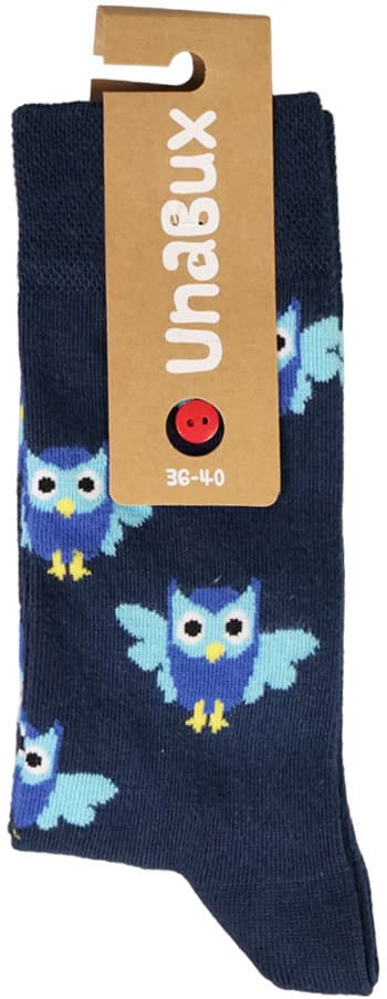 UnaBux Unisex Socken Uhu