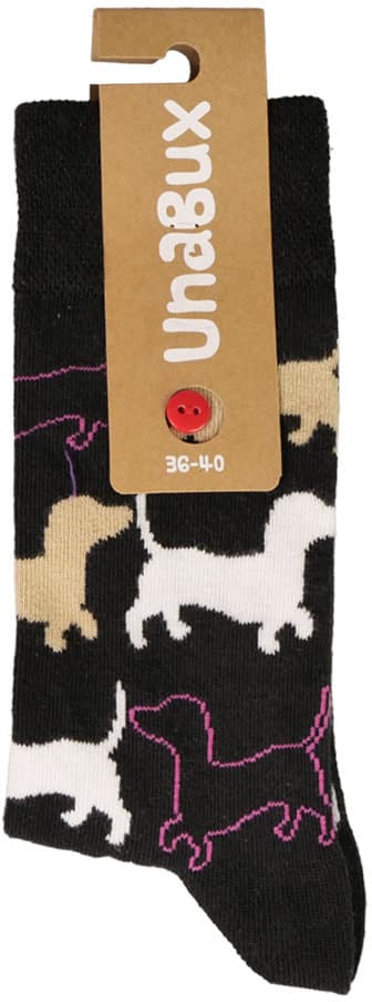 UnaBux Unisex Socken Dackel II