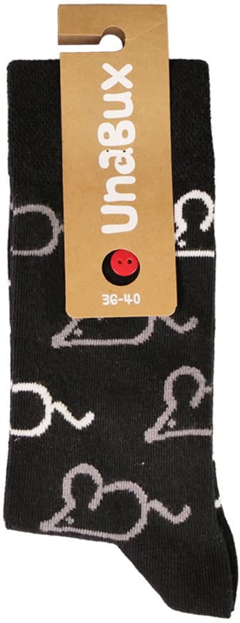 UnaBux Unisex Socken Maus II
