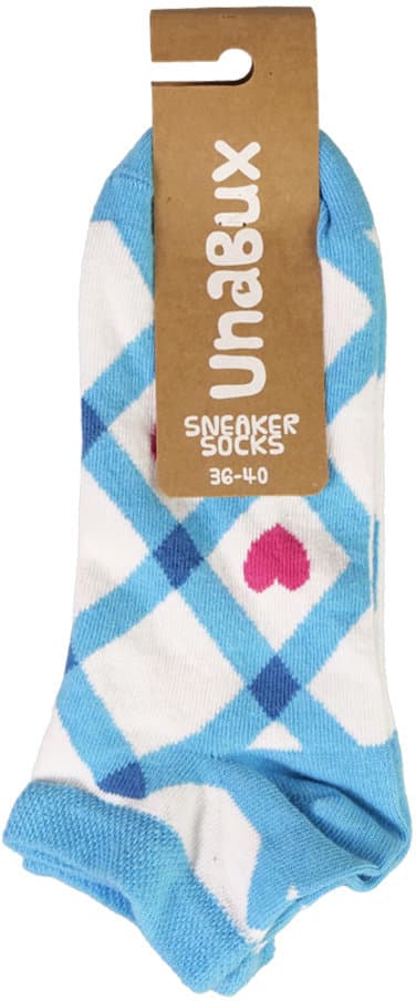 UnaBux Unisex Sneaker Socken Hearts