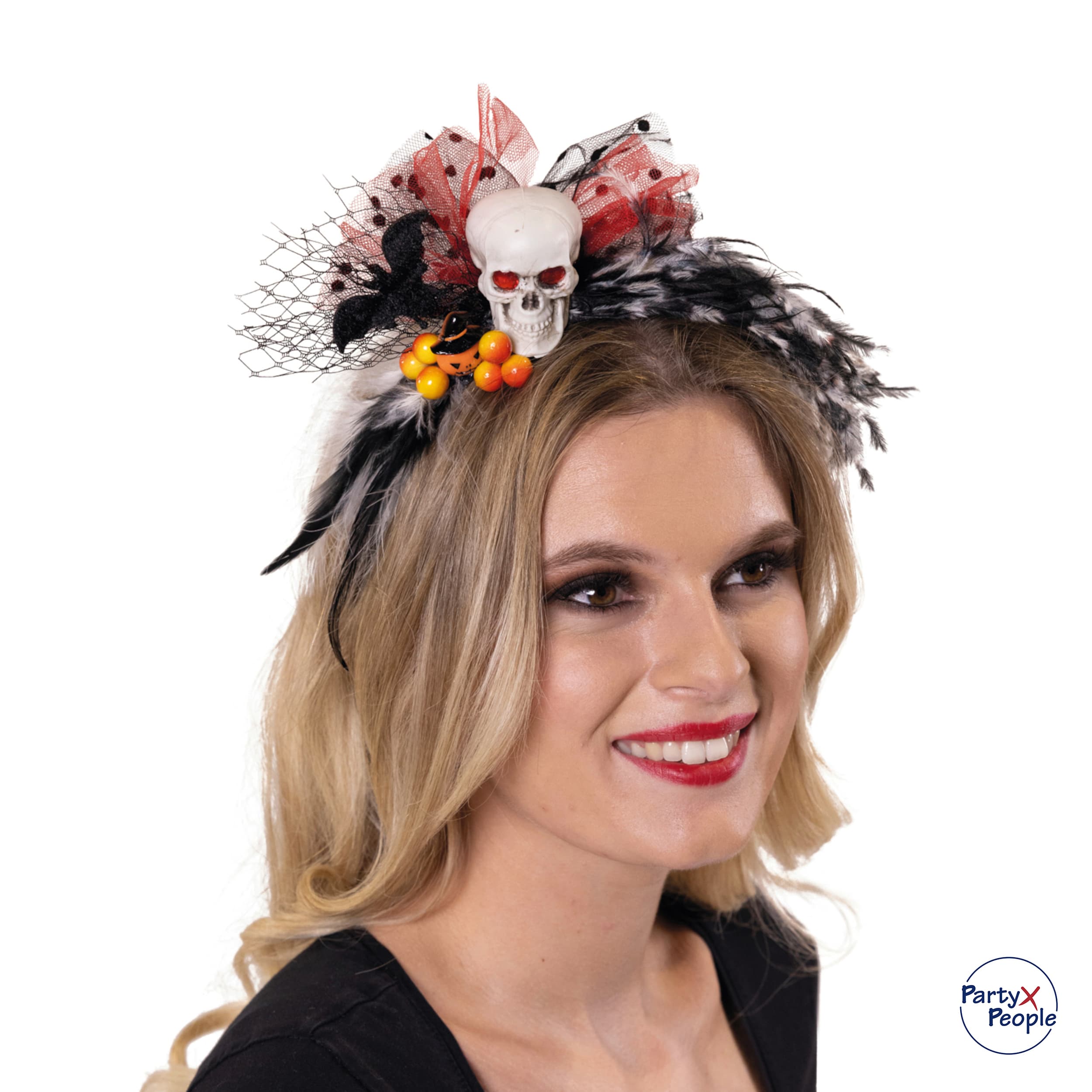 PartyxPeople - Totenkopf Haarreif