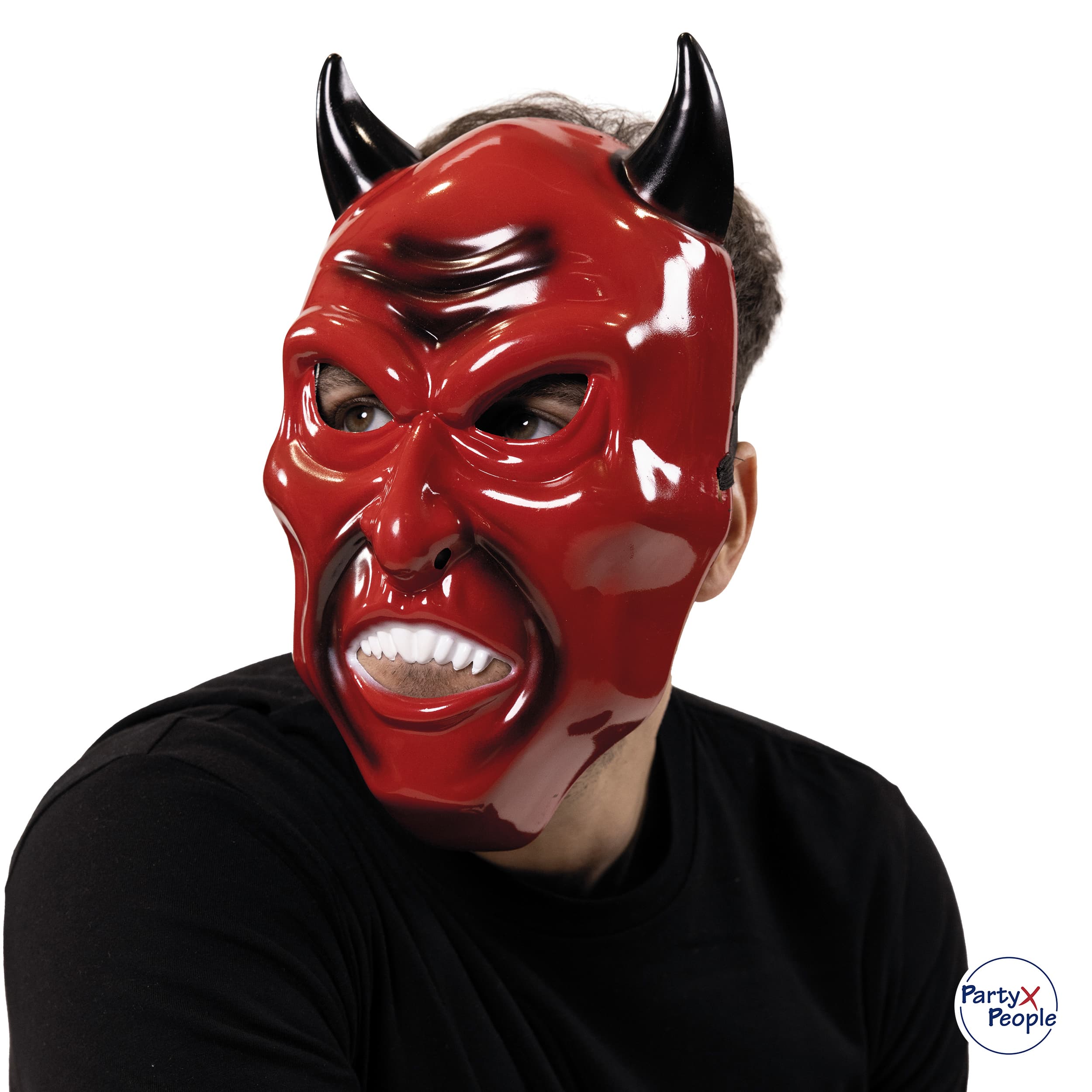 PartyxPeople - Teufel Maske Hochglanz