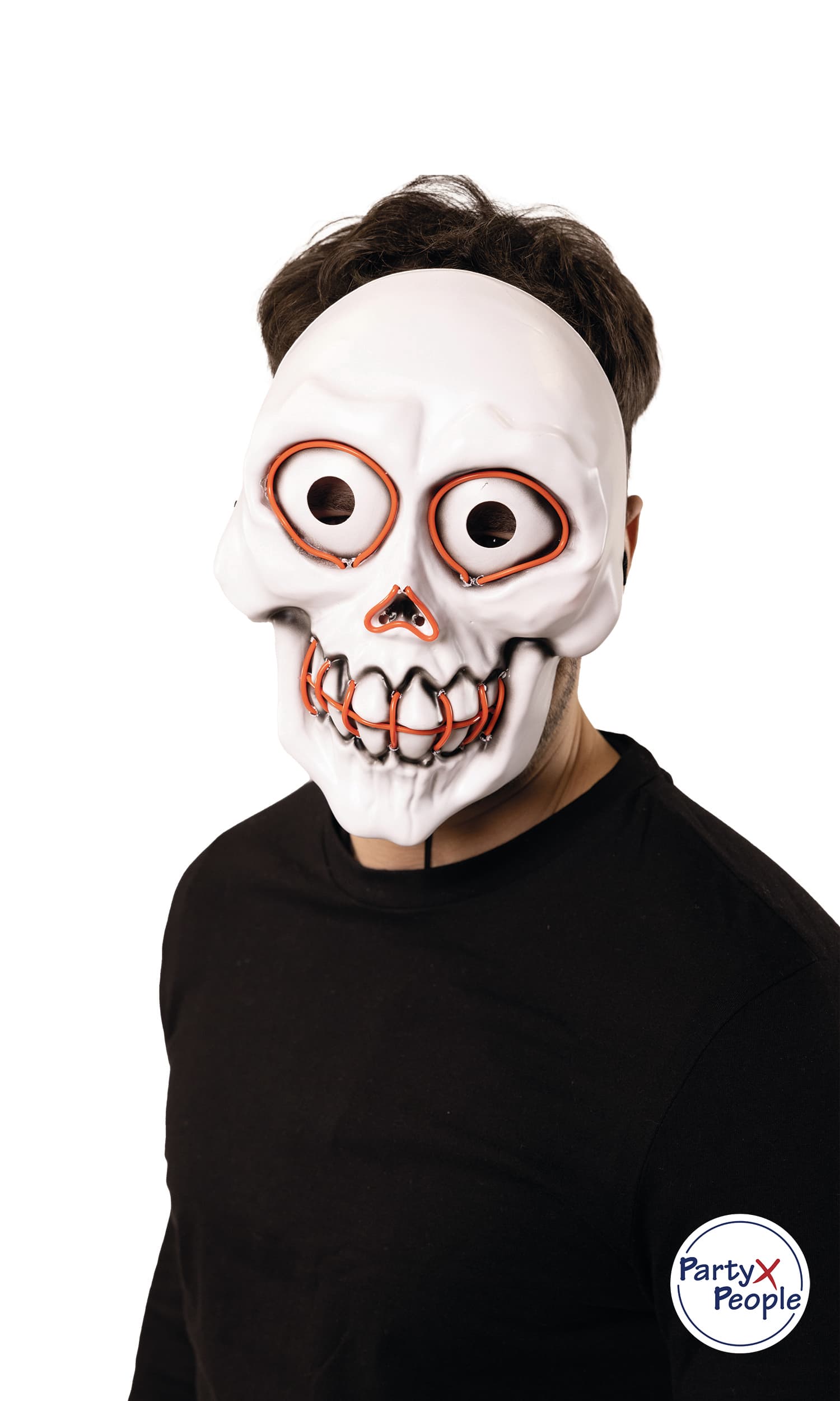 PartyxPeople - Skull Maske LED