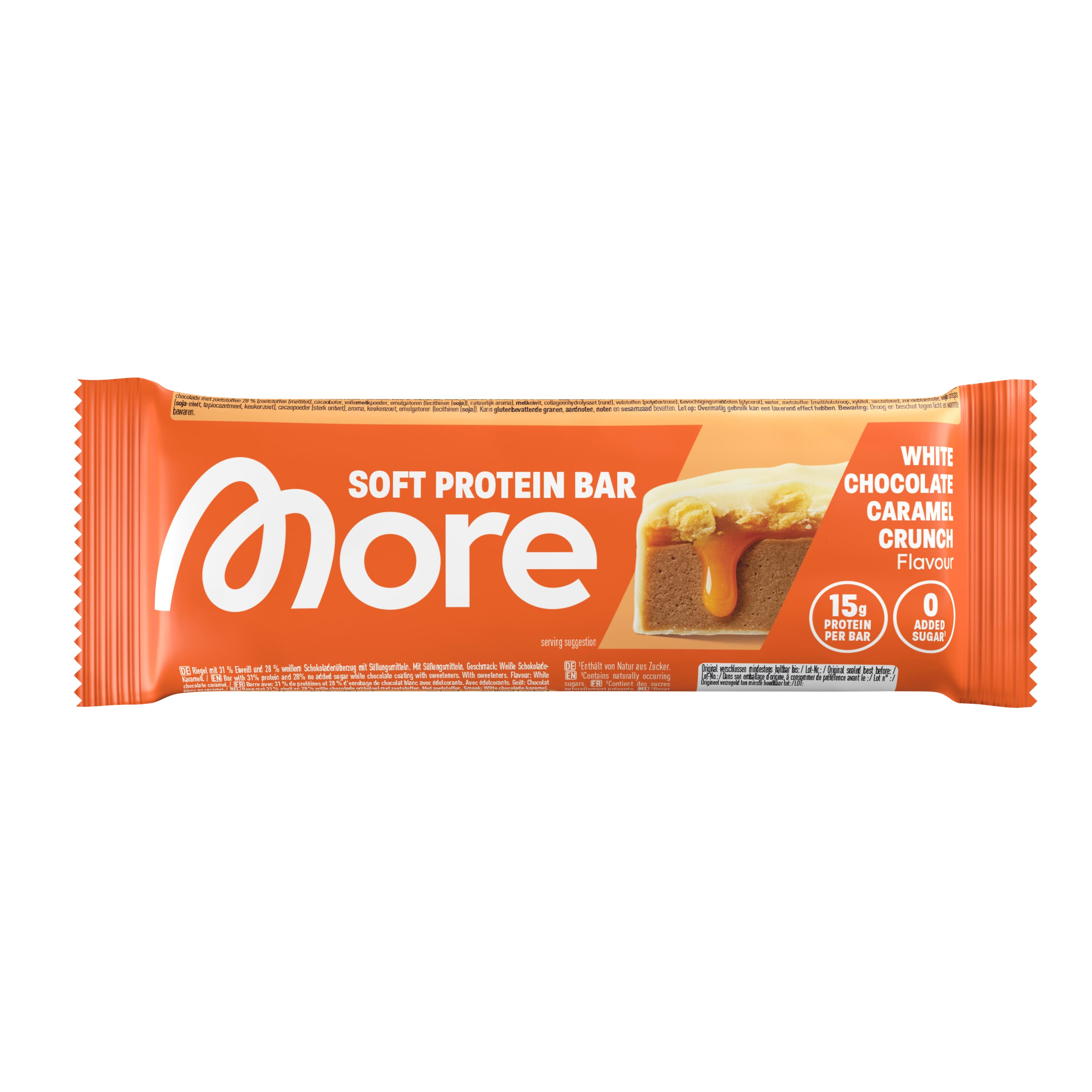 More Proteinriegel Soft Bars White Chocolate Caramel Crunch