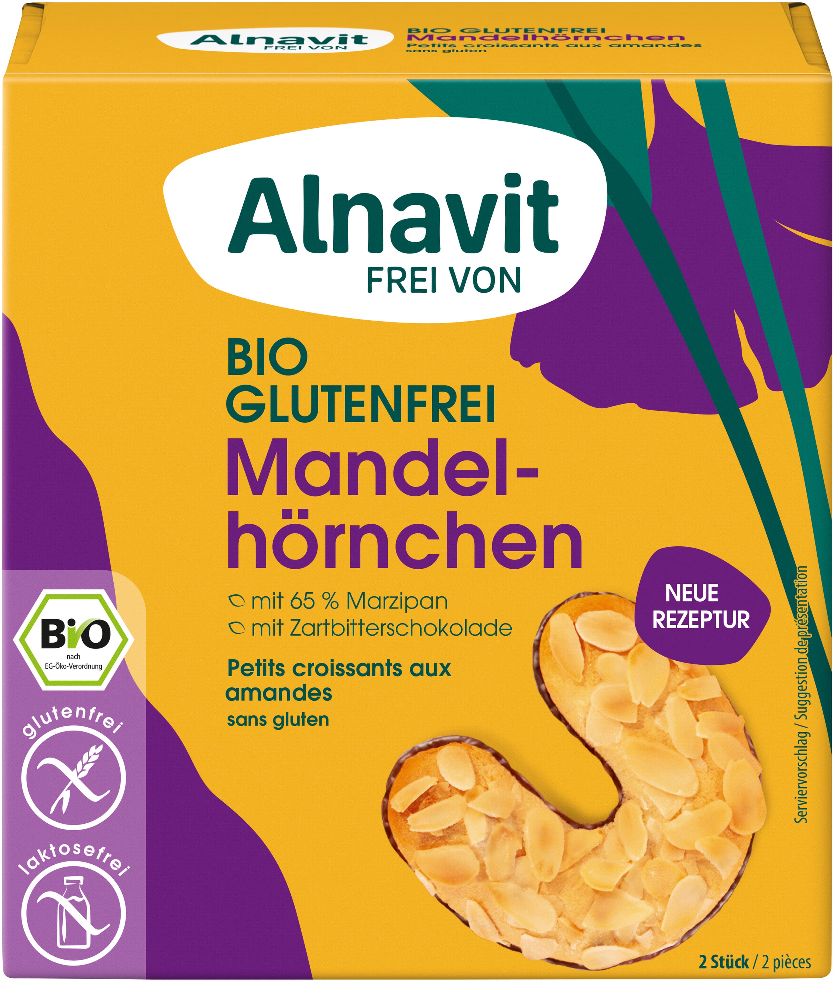 Alnavit Bio Mandelhörnchen glutenfrei