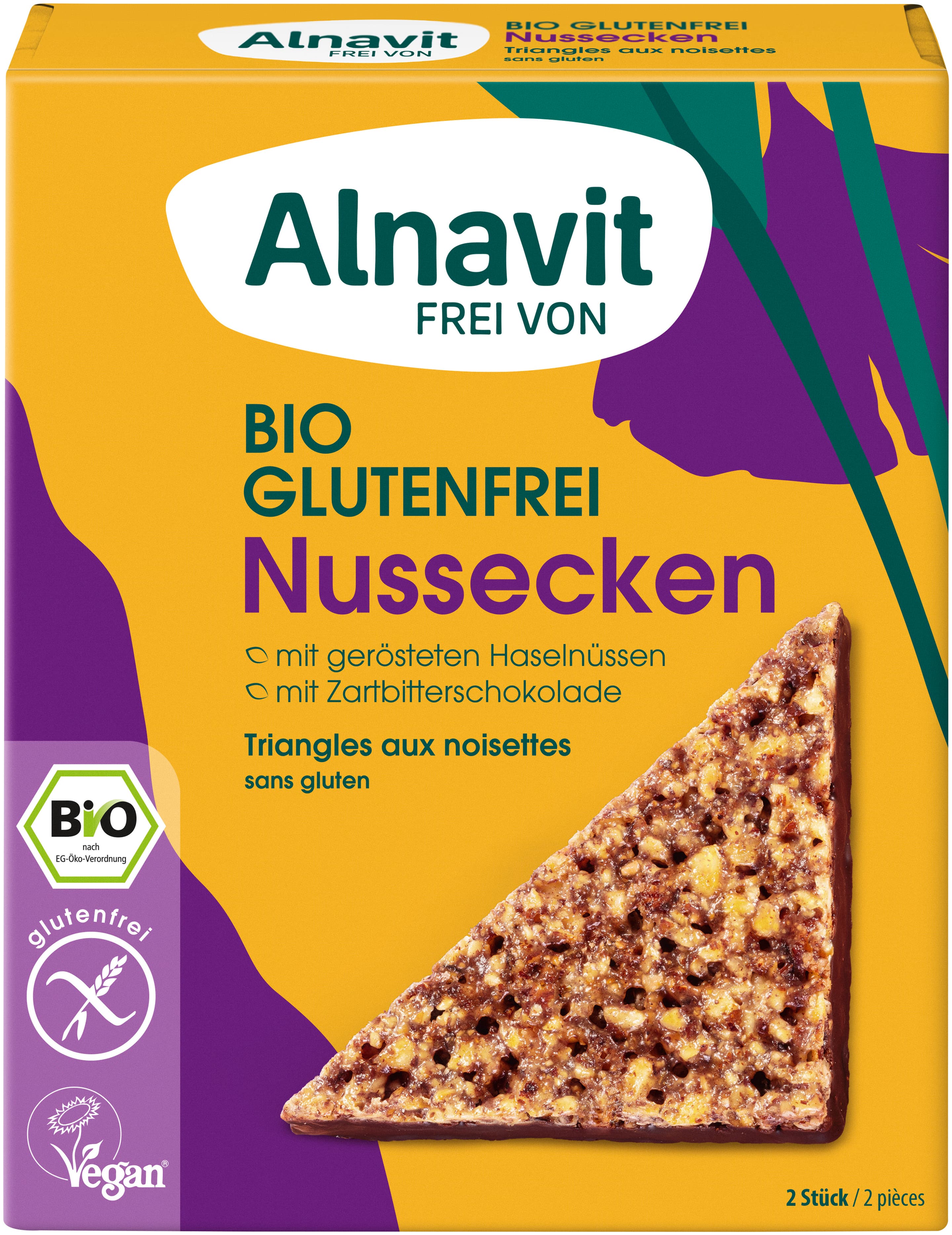 Alnavit Bio Nussecken glutenfrei